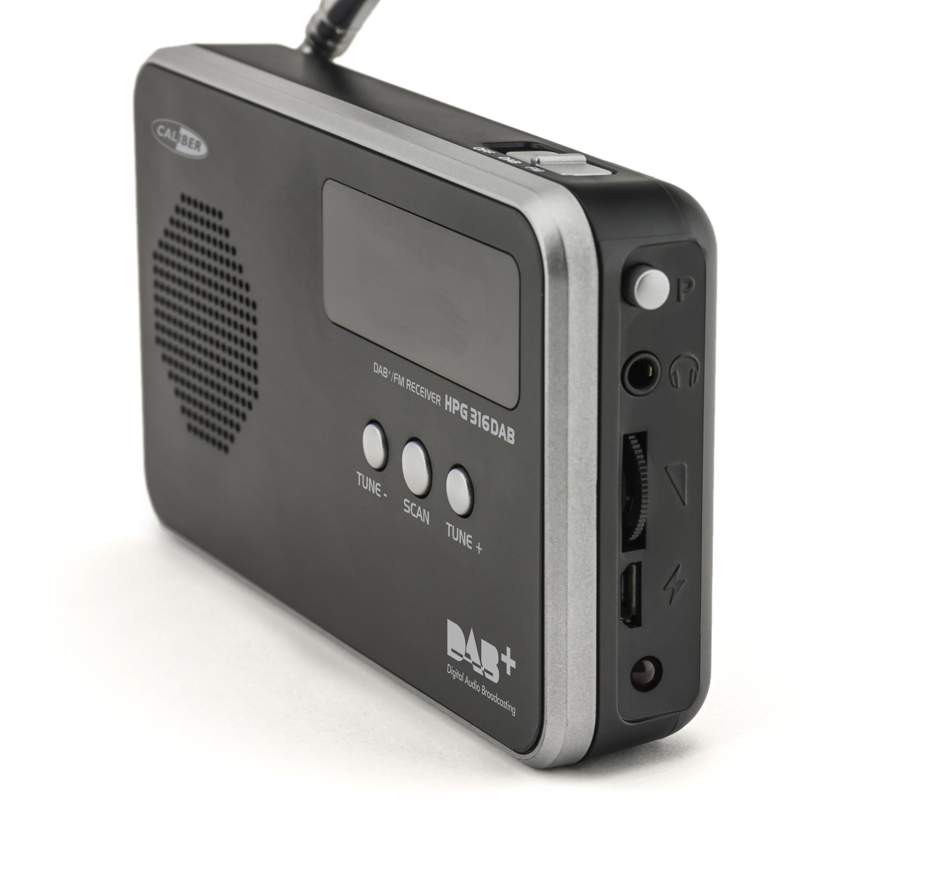 CALIBER HPG316DAB/B DAB+ portable Radio, DAB+, FM, Schwarz