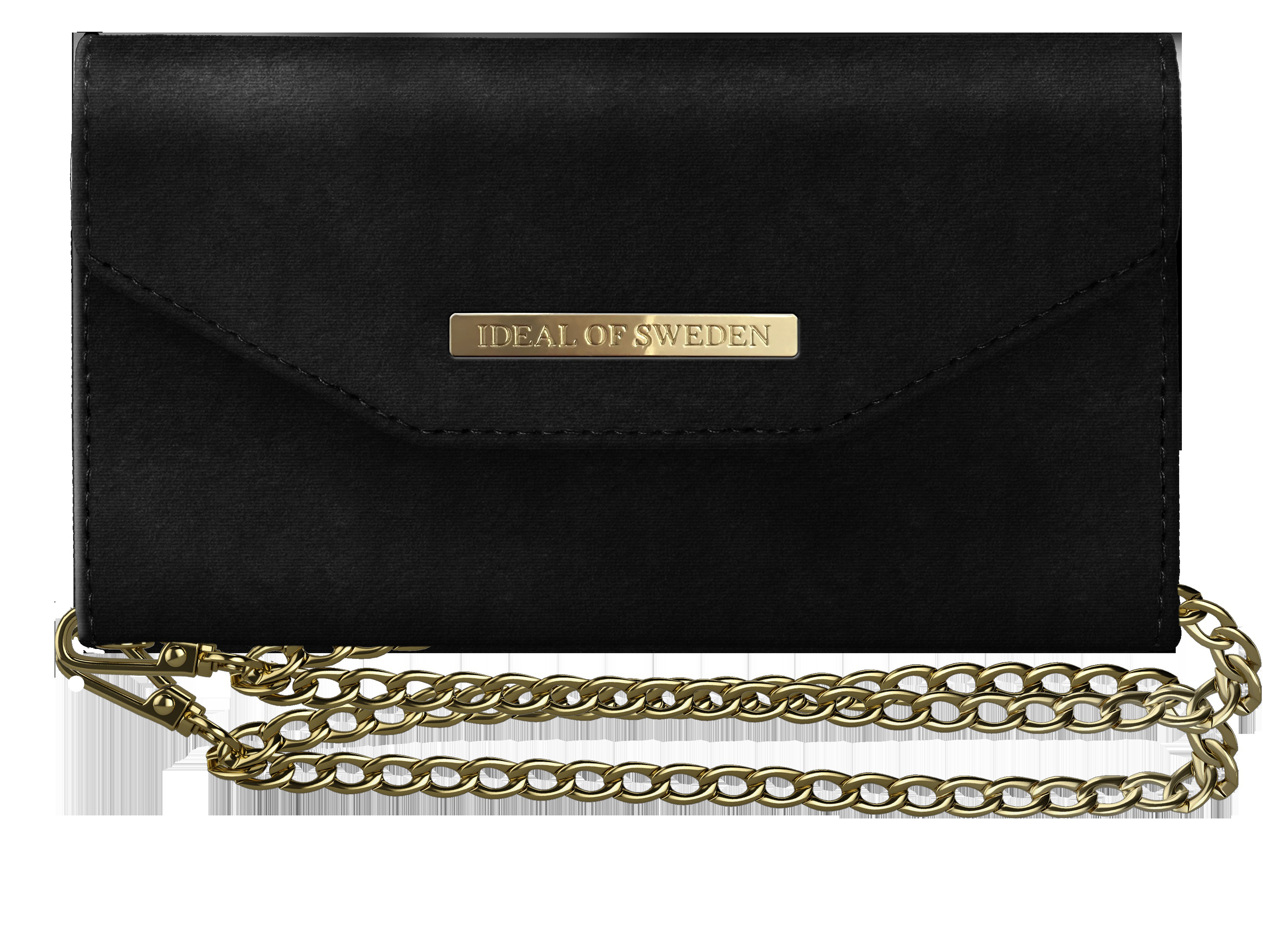 IDEAL OF SWEDEN Mayfair Clutch Velvet, Armtasche, Apple, iPhone 6, iPhone 7, iPhone 8, Schwarz