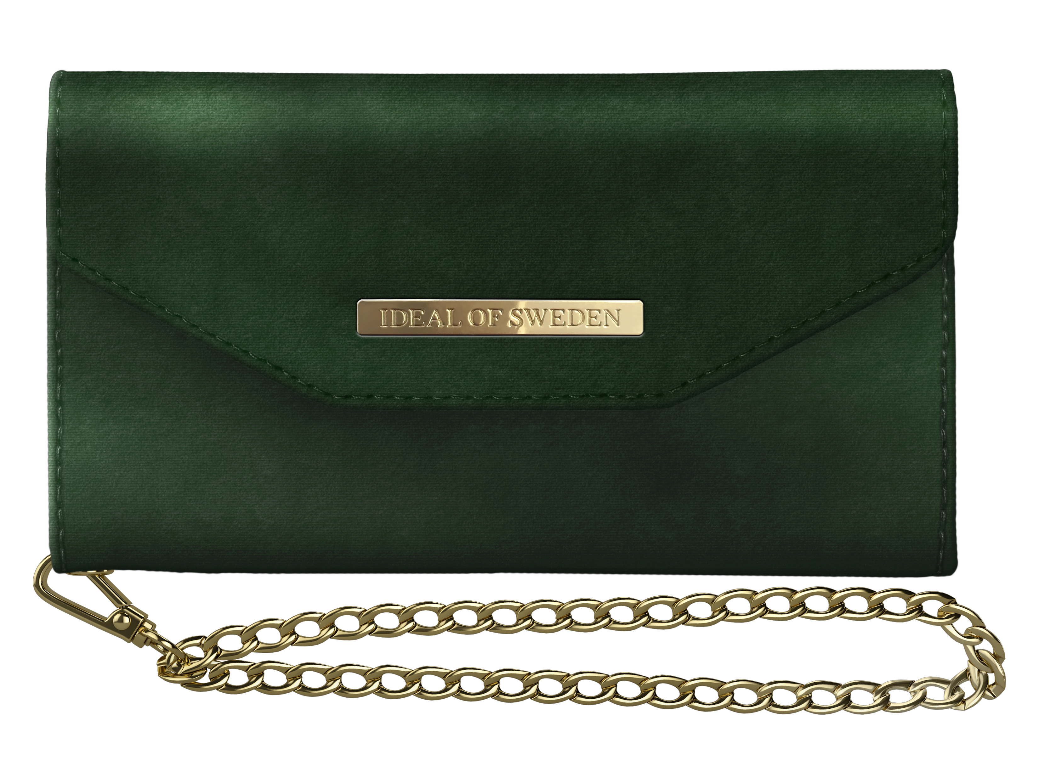 IDEAL OF SWEDEN Mayfair Clutch Velvet, Armtasche, Apple, iPhone 6, iPhone 7, iPhone 8, Grün
