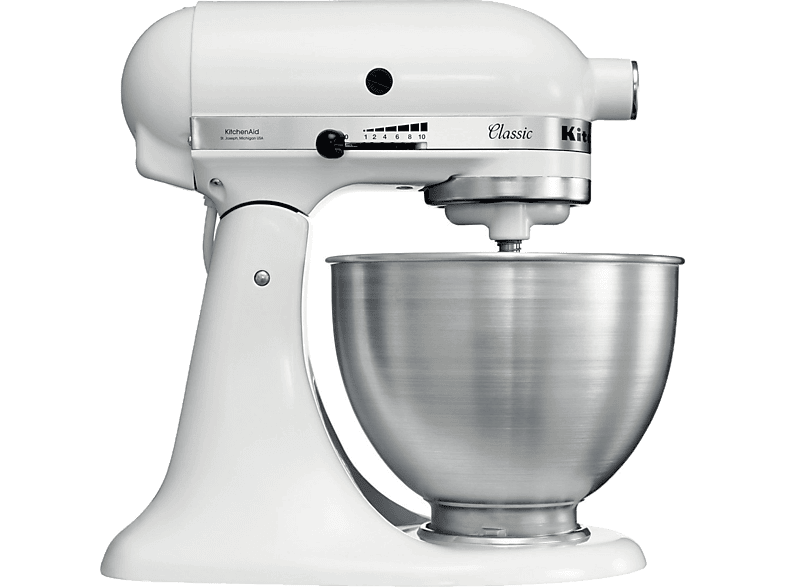 KITCHEN AID 5K45SSEWH Classic robotgép, 4,3 liter, fehér