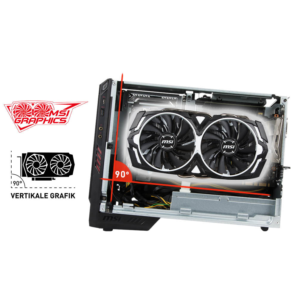 MSI Nightblade MI3 - Intel® Core™ i7 i7-8700 - 16 GB - 256 GB - NVIDIA GeForce® GTX 1070 - Windows 10 Home (64 Bit)