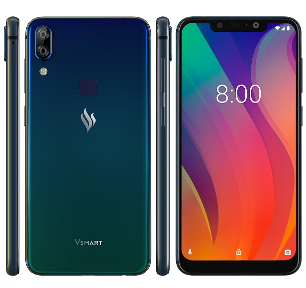 Móvil - VSmart Active 1+, Azul, 64 GB, 6 GB RAM, 6.19", Snapdragon 660, 3650 mAh, Android