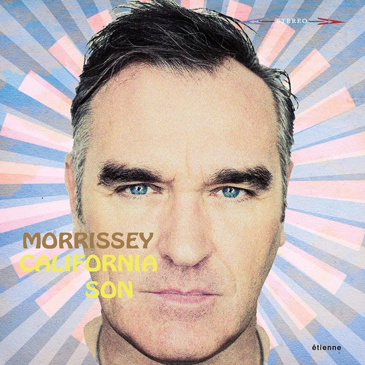 Albumhoes van Morrissey: Close-up van Morrissey's gezicht met blauwe ogen.