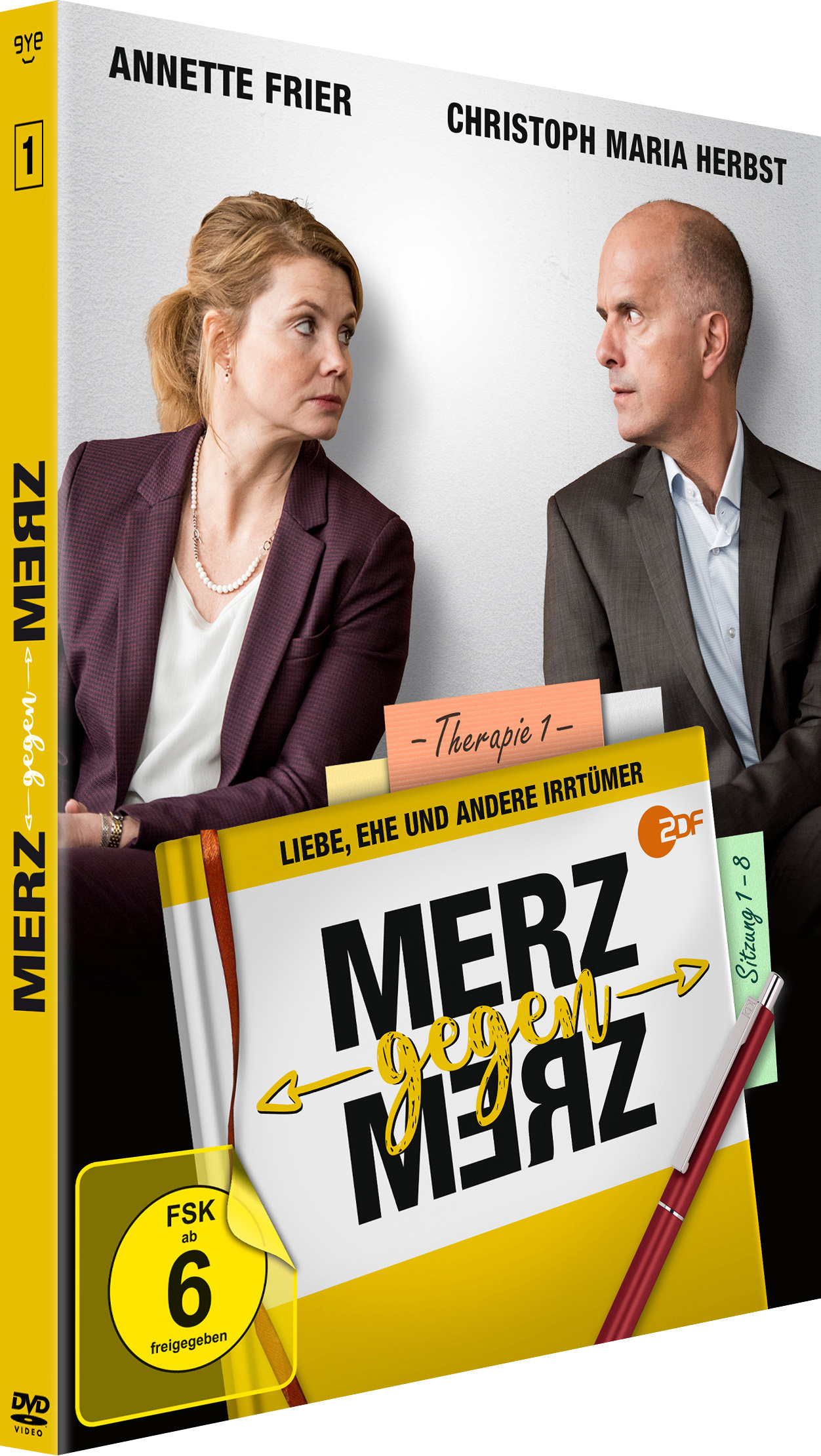 DVD-Cover für einen deutschen Film mit zwei Personen auf der Vorderseite und dem Titel 