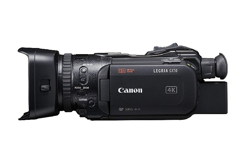 Videocámara - Canon LEGRIA GX10, 4K 50p, Dual Pixel CMOS AF, Zoom 15x, 100 fps, Estabilizador, Wi-Fi