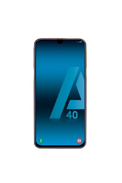 Móvil - Samsung Galaxy A40, Coral, 64 GB, 4 GB RAM, 5.9", Samsung Exynos, 3100 mAh, Android