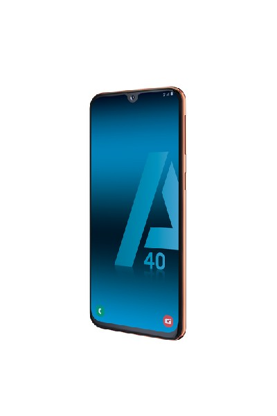 Móvil - Samsung Galaxy A40, Coral, 64 GB, 4 GB RAM, 5.9", Samsung Exynos, 3100 mAh, Android