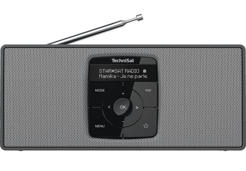 TECHNISAT DIGITRADIO 2 S Portables mit UKW/RDS, DAB/DAB+ MediaMarkt DAB+, Radios Bluetooth-Audiostreaming, Schwarz/Silber DAB+/UKW-Stereoradio Bluetooth, 