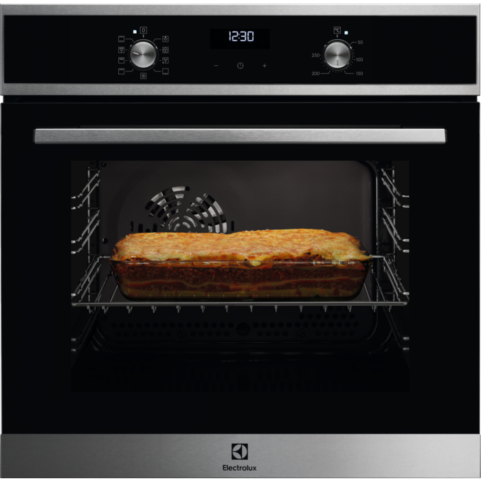 ELECTROLUX EZF5C50X SurroundCook beépíthető sütő, katalitikus tisztítás, LED kijelző