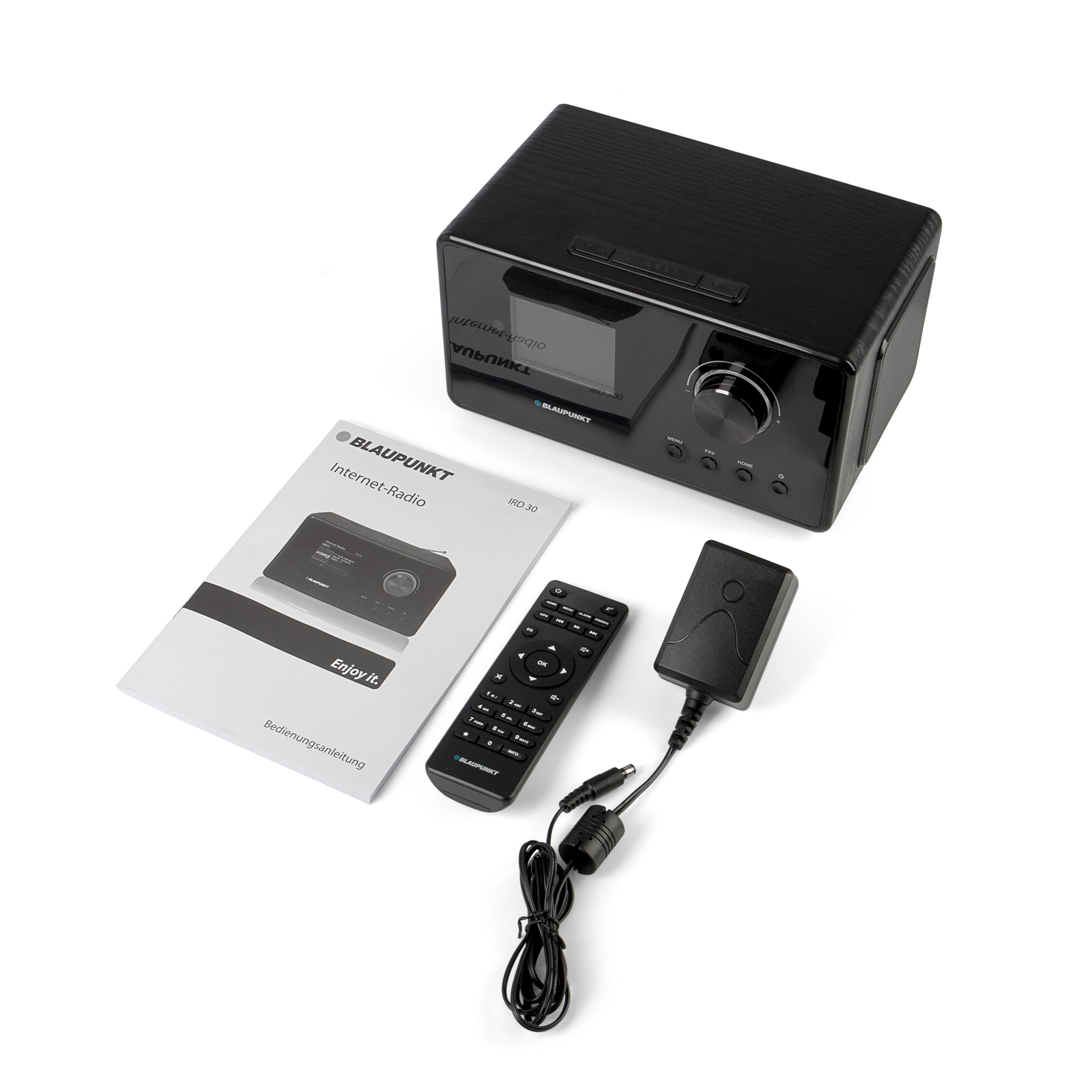 BLAUPUNKT IRD-30-C-BK Internetradio Internetradio, PLL Tuner,  RDS Tuner, FM-Tuner, Digital, FM, DAB+, Internet Radio, Bluetooth, Schwarz