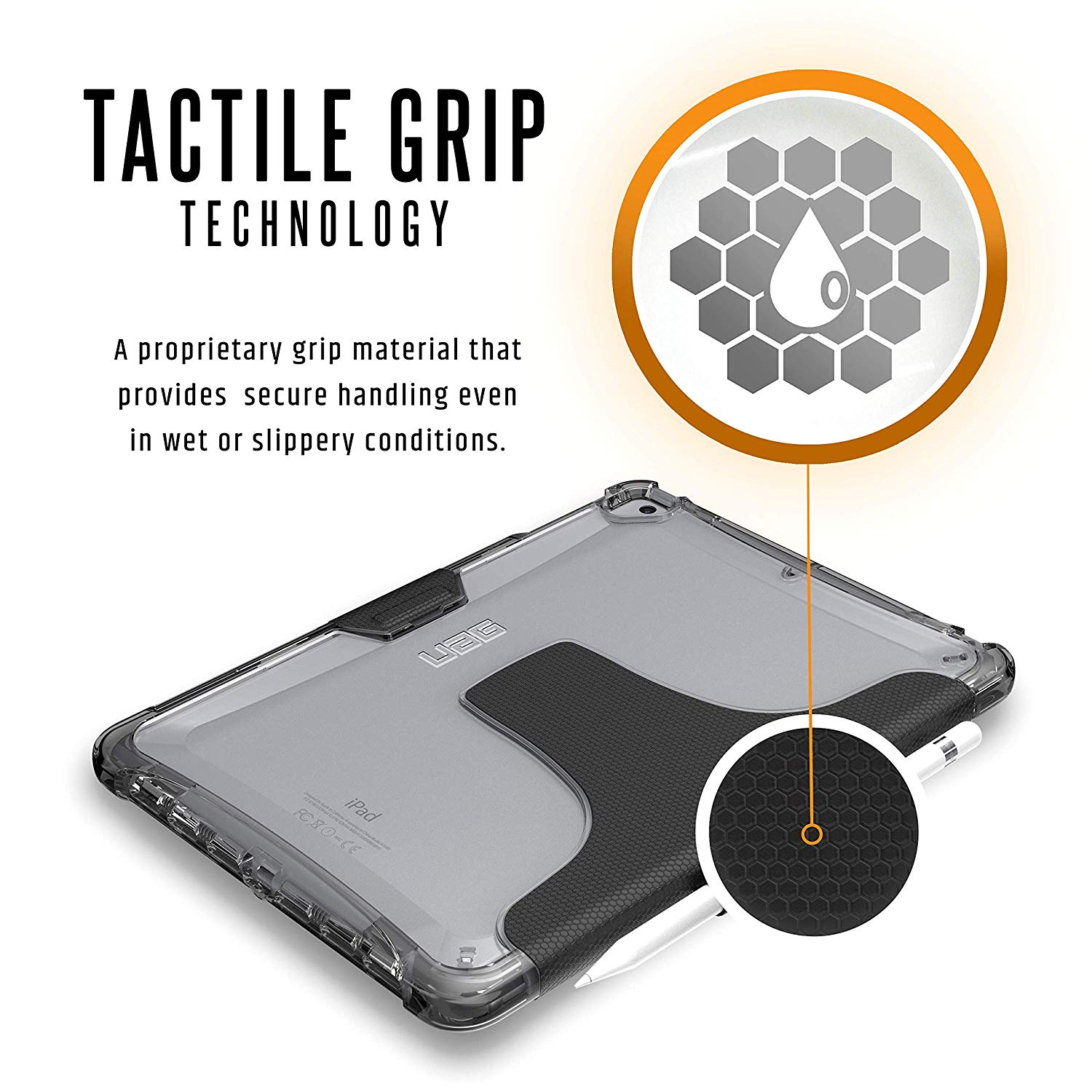Carcasa - UAG, Urban Armor Gear PLYO, Para Ipad, Apple iPad 5th Y 6th Generación, Gris