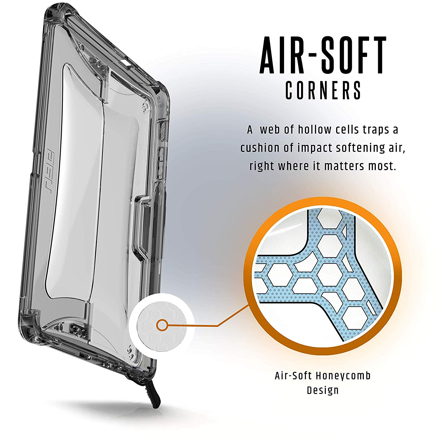 Carcasa - UAG, Urban Armor Gear PLYO, Para Microsoft Surface Go, Transparente