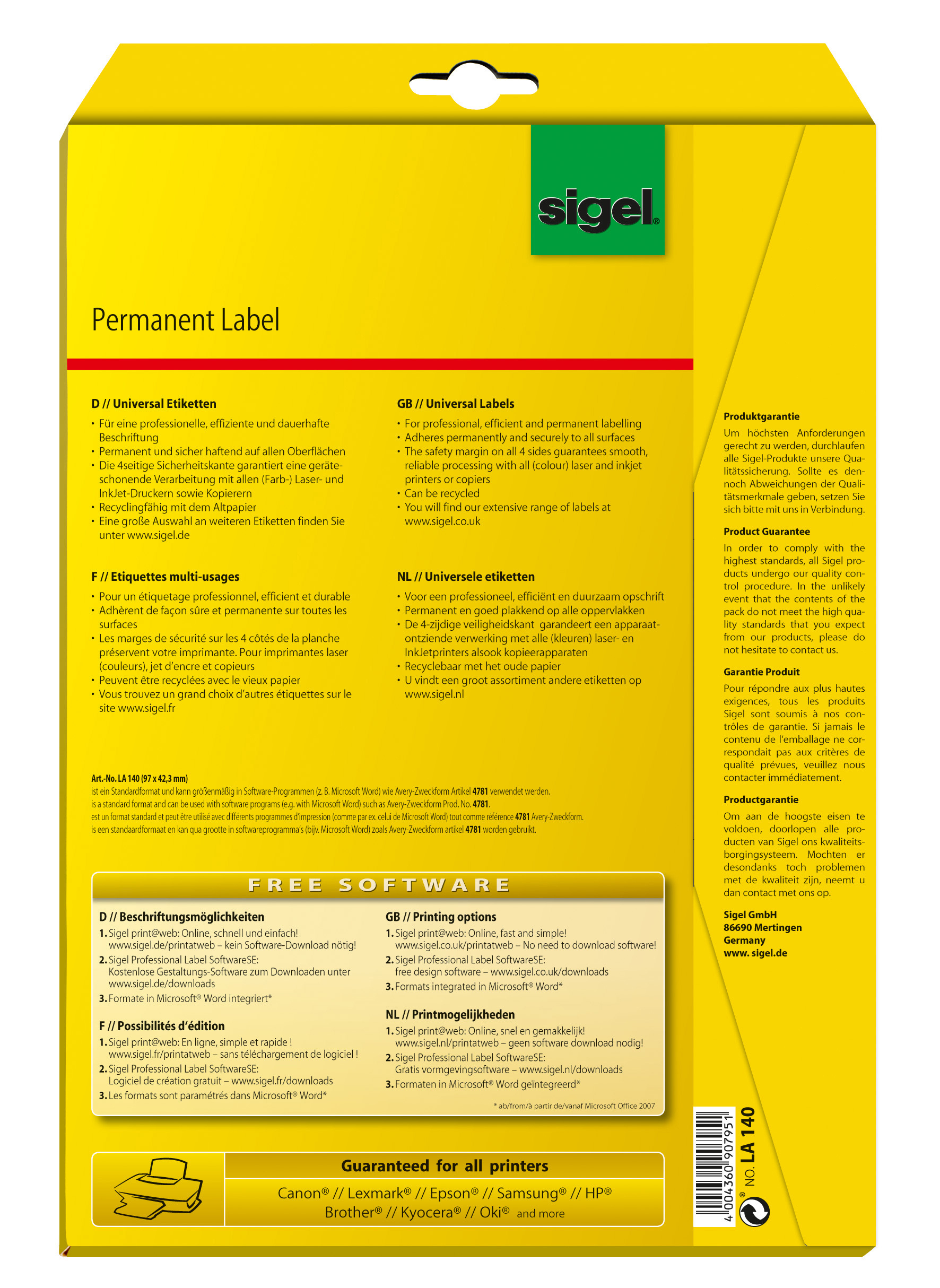 SIGEL LA140