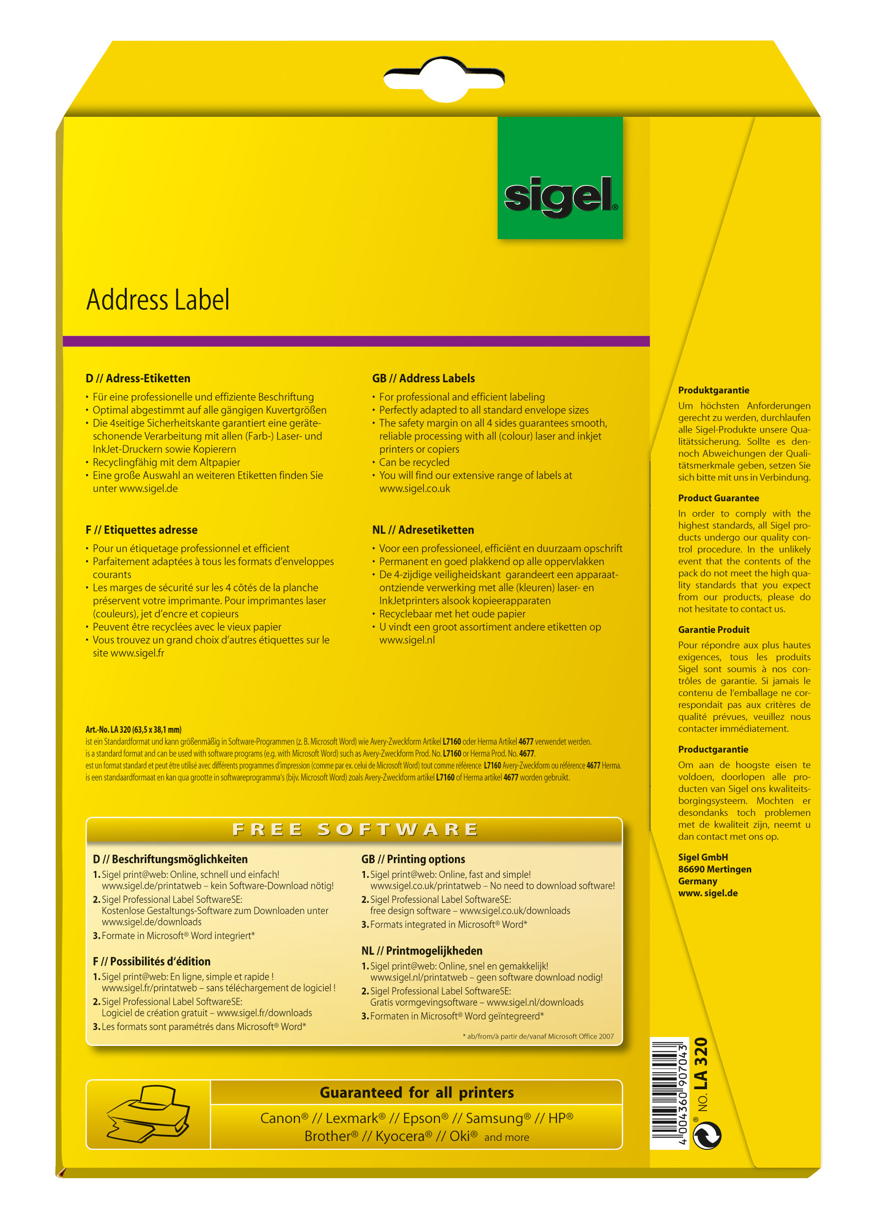 SIGEL LA320