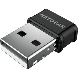 NETGEAR A6150-100PES - WLAN-USB-Adapter (Schwarz/Silber)
