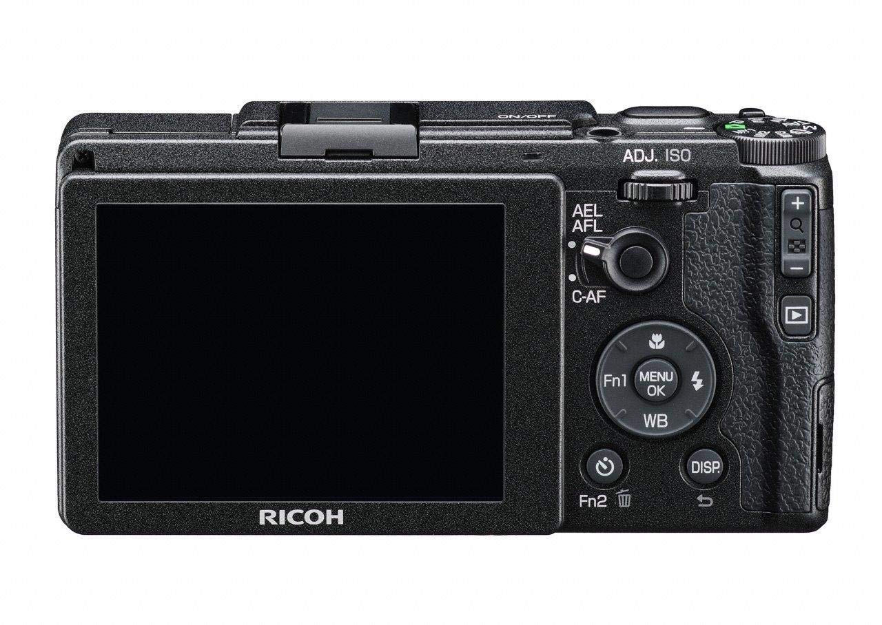 Cámara digital compacta - Ricoh GR II, 16.9 MP, CMOS, Full HD, 18.3 mm, ISO 100 - 25600, Negro