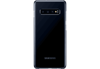 SAMSUNG Galaxy S10+ LED cover hátlap Fekete (OSAM-EF-KG975CBEG)