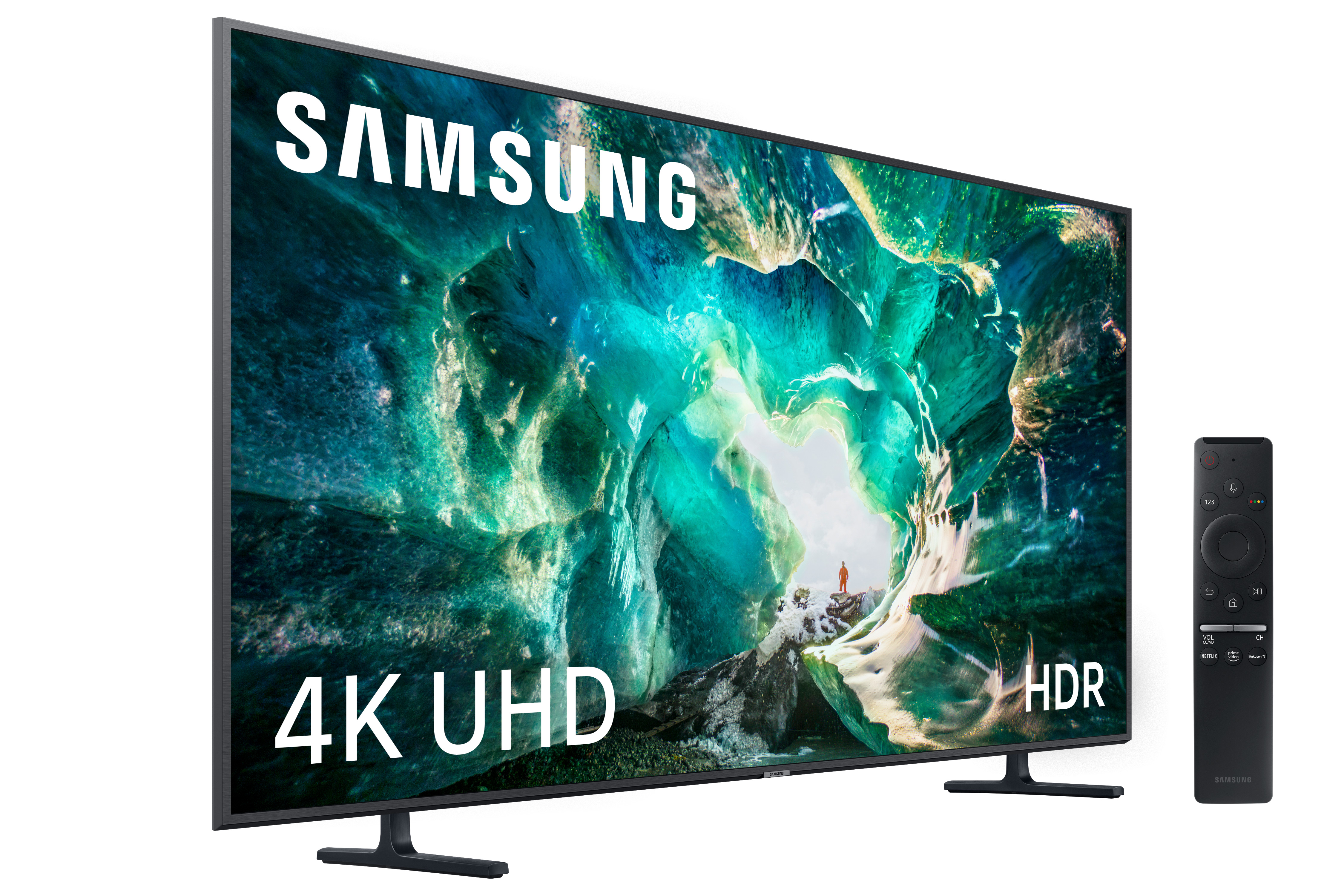 TV LED 82" - Samsung UE82RU8005UXXC, 4K UHD, HDR, Smart TV, Ultra Dimming, IA, Potenciador de juegos, Negro