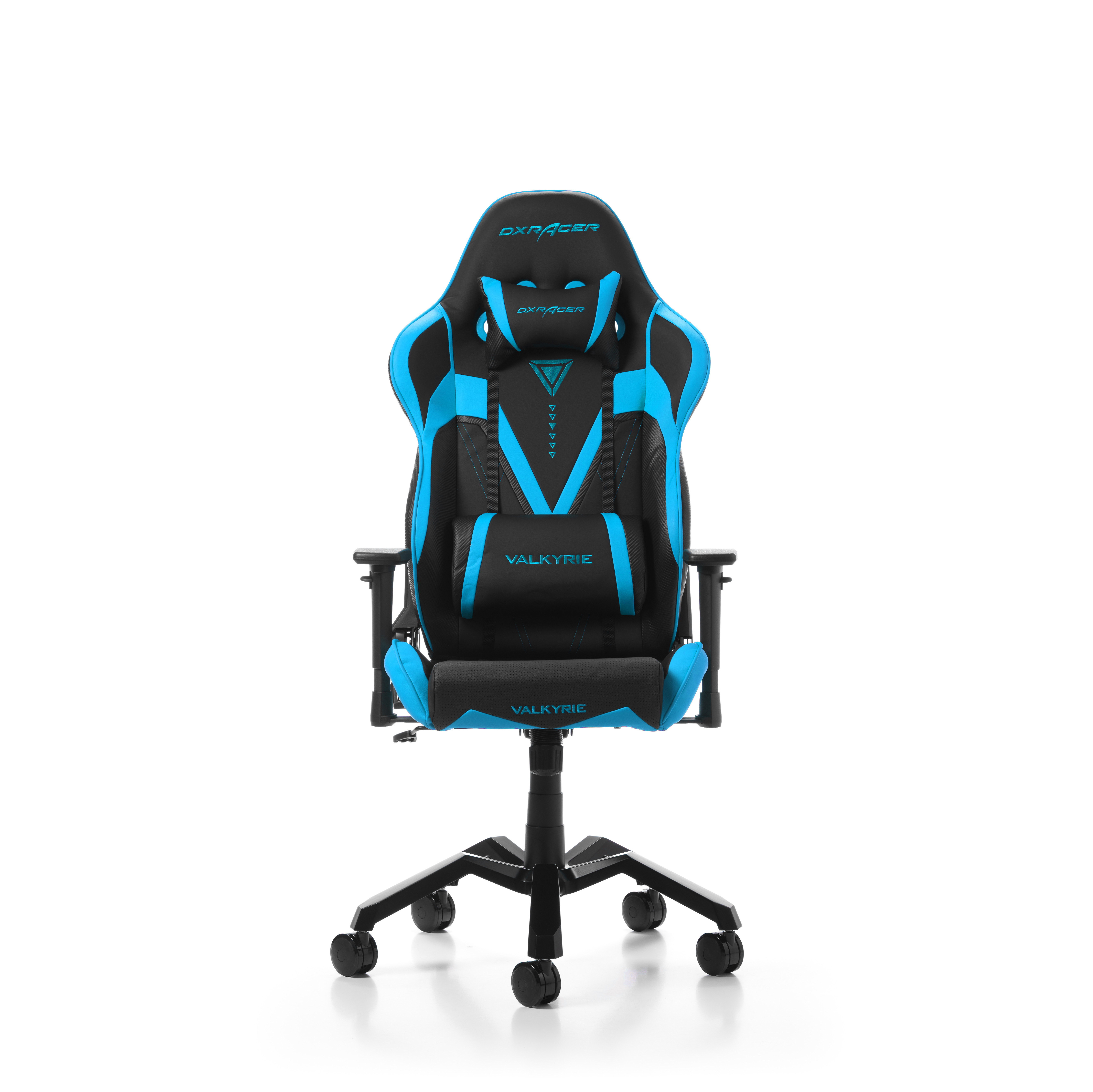 DXRACER Valkyrie V03 Gaming Chair, Black/Blue Gaming Stuhl, Schwarz/Blau