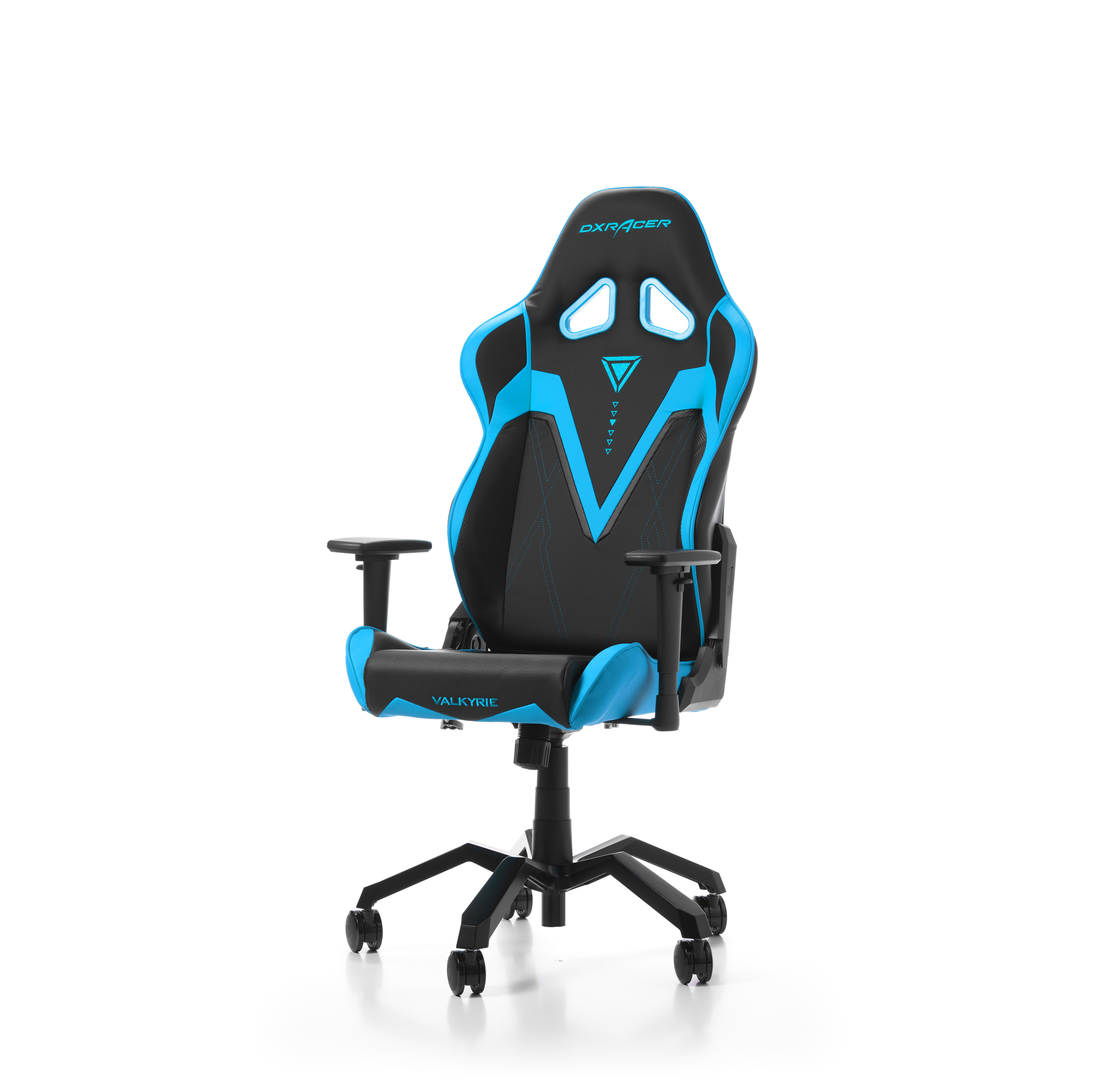 DXRACER Valkyrie V03 Gaming Chair, Black/Blue Gaming Stuhl, Schwarz/Blau