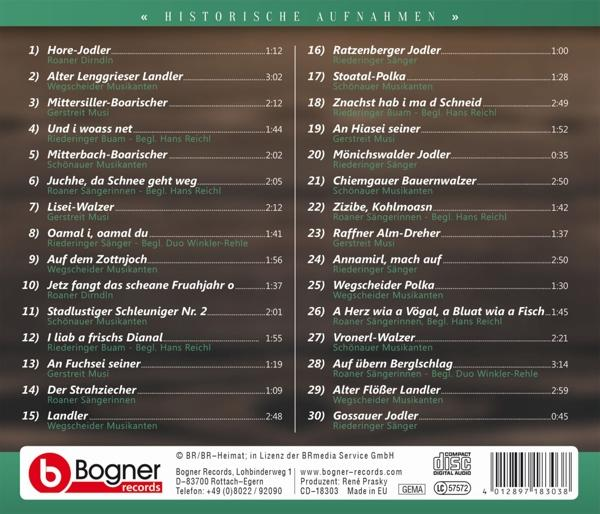 BR-Heimat - (CD) Vorbilder & Bairi.Alpenl.Volksmusikver -