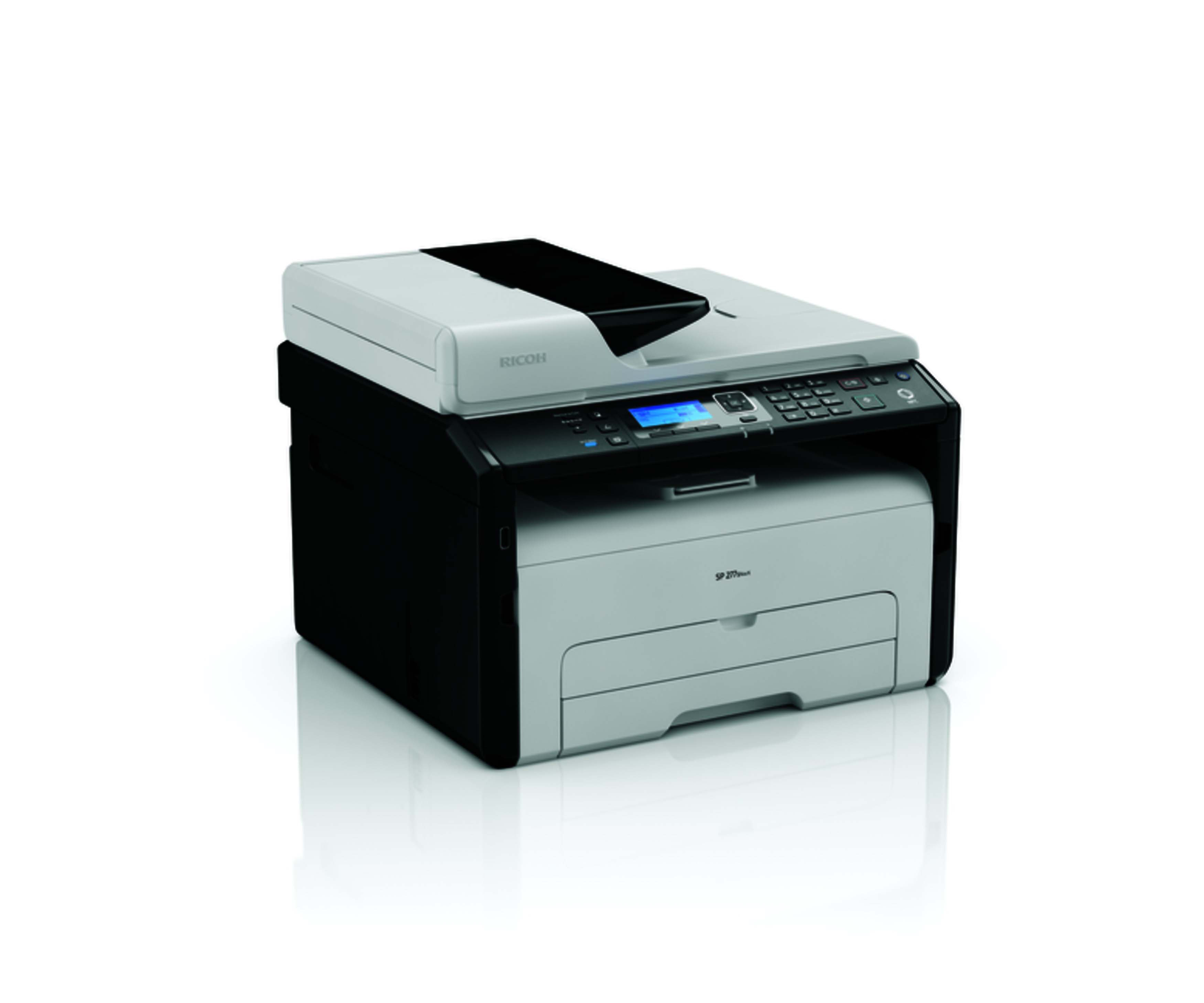 RICOH SP 277SFNwX Laser 4-in-1 S/W-Multifunktionsdrucker WLAN Netzwerkfähig