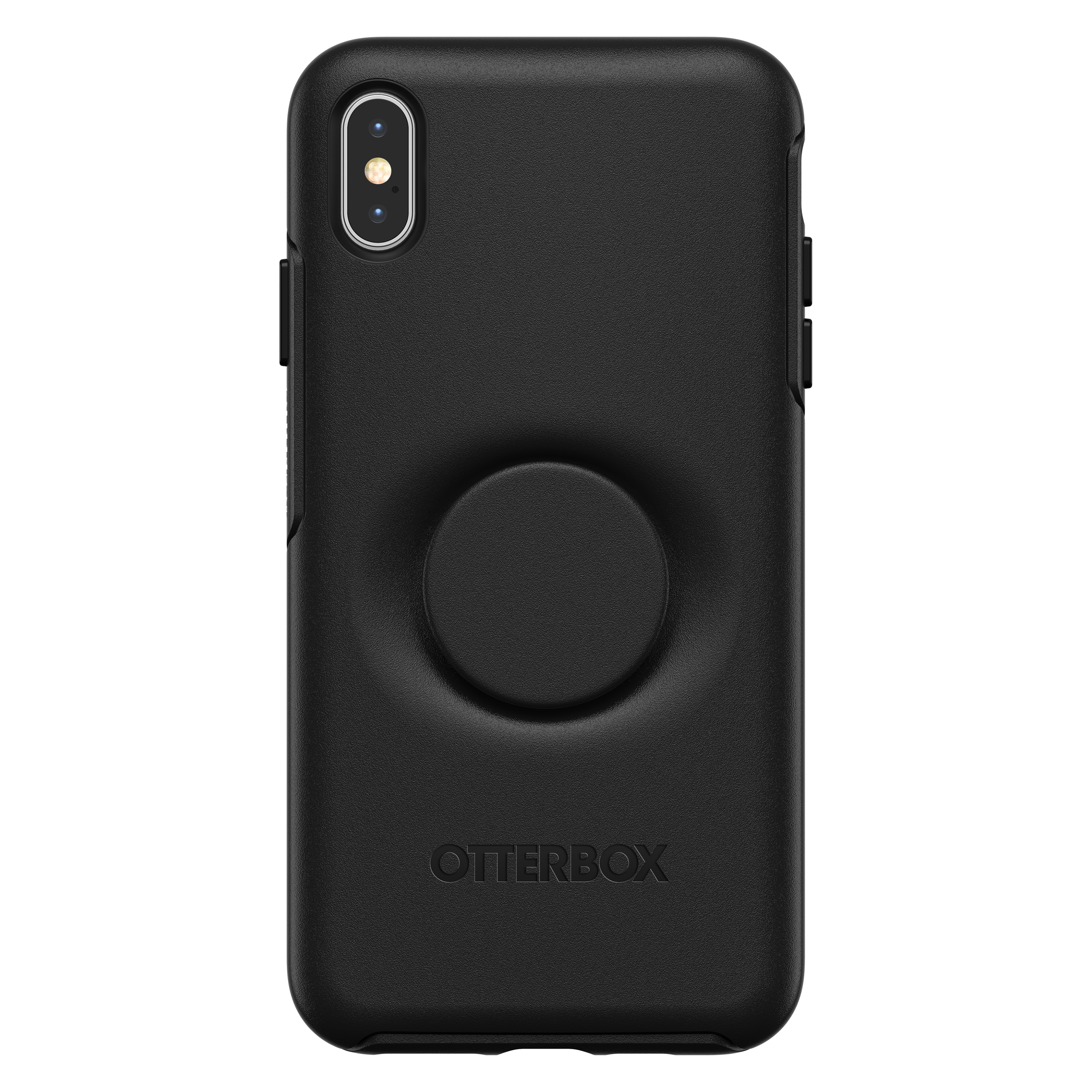 OTTERBOX Otter + Pop Symmetry, Backcover, Apple, iPhone XS Max, Schwarz