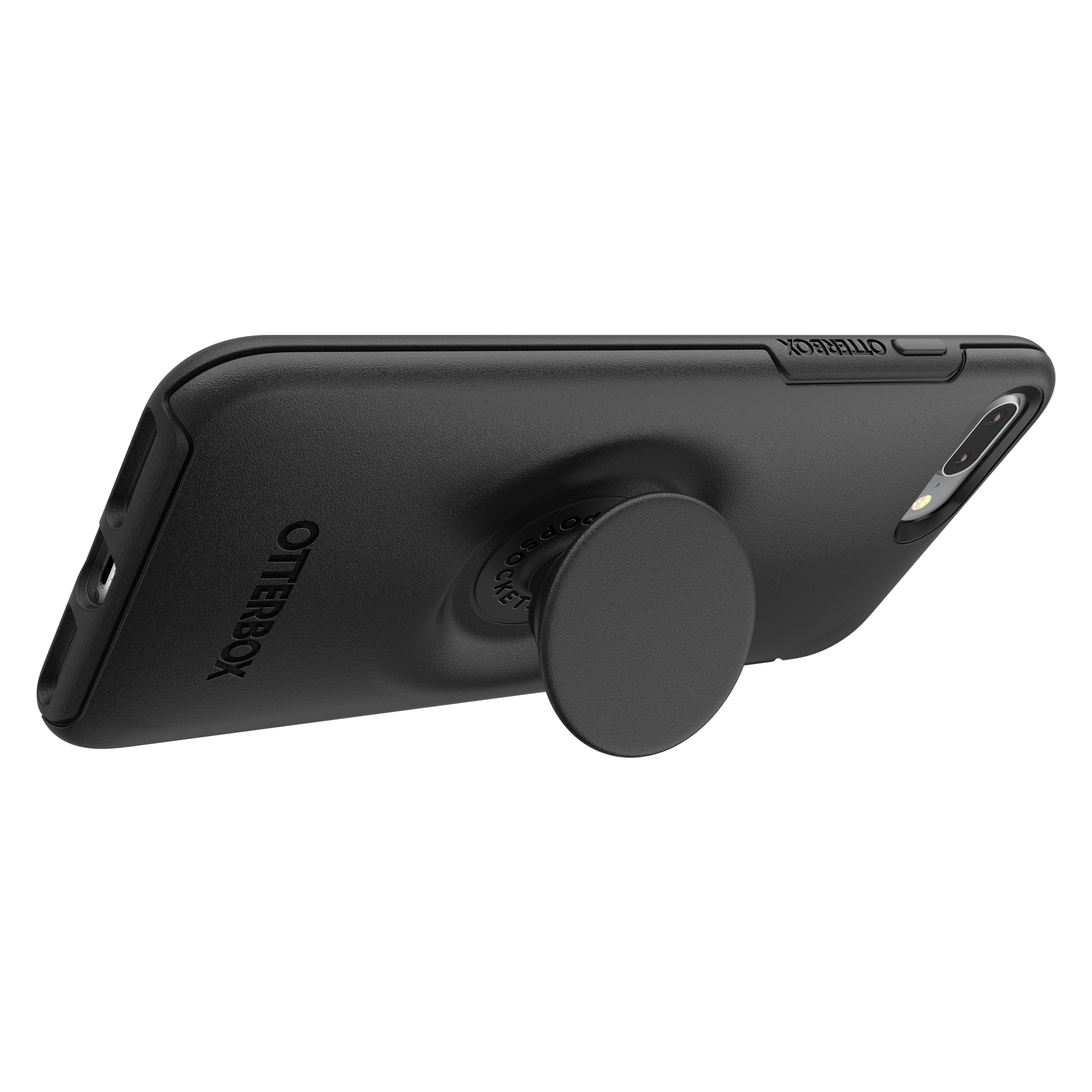 OTTERBOX Otter + Pop Symmetry, Backcover, Apple, iPhone 7 Plus, iPhone 8 Plus, Schwarz