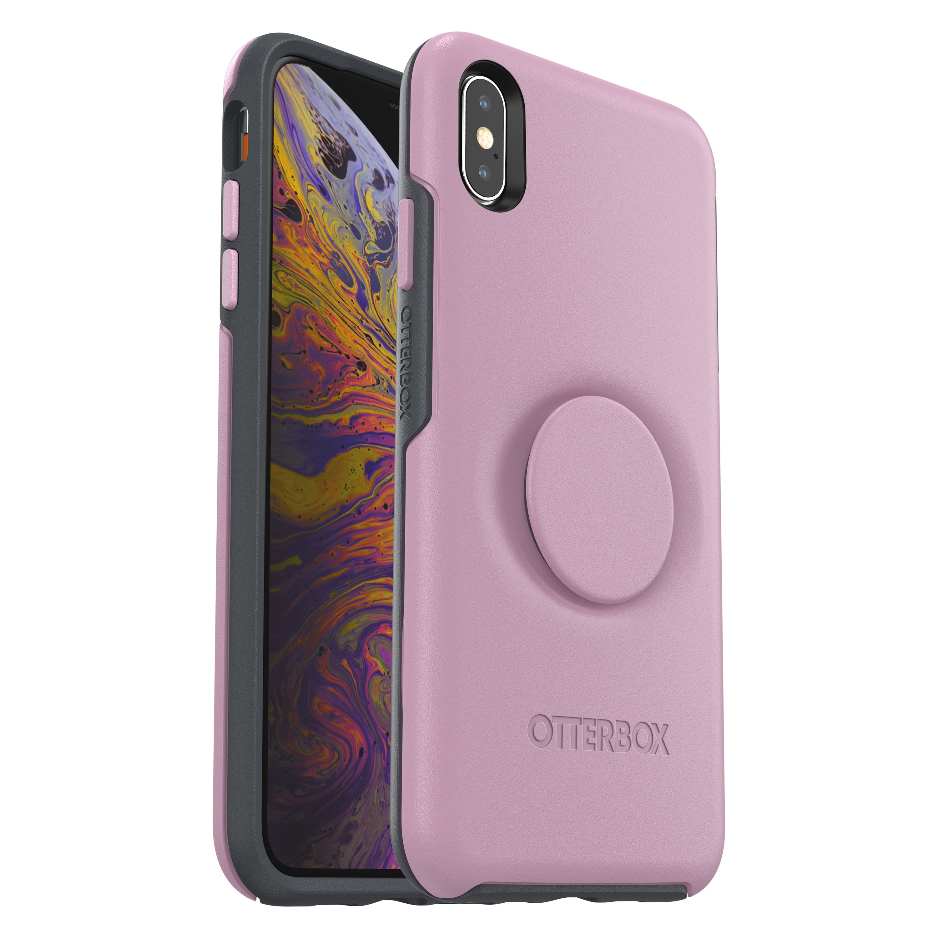 OTTERBOX Otter + Pop Symmetry, Backcover, Apple, iPhone XS Max, Pink