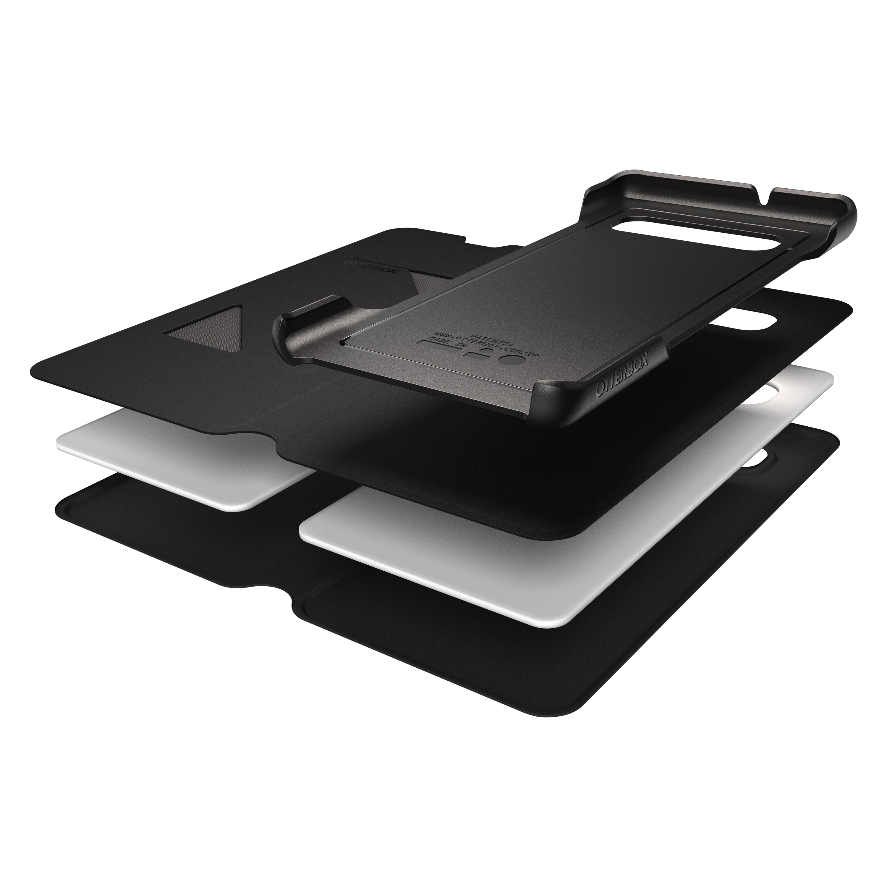 OTTERBOX Strada, Bookcover, Samsung, Galaxy S10+, Schwarz