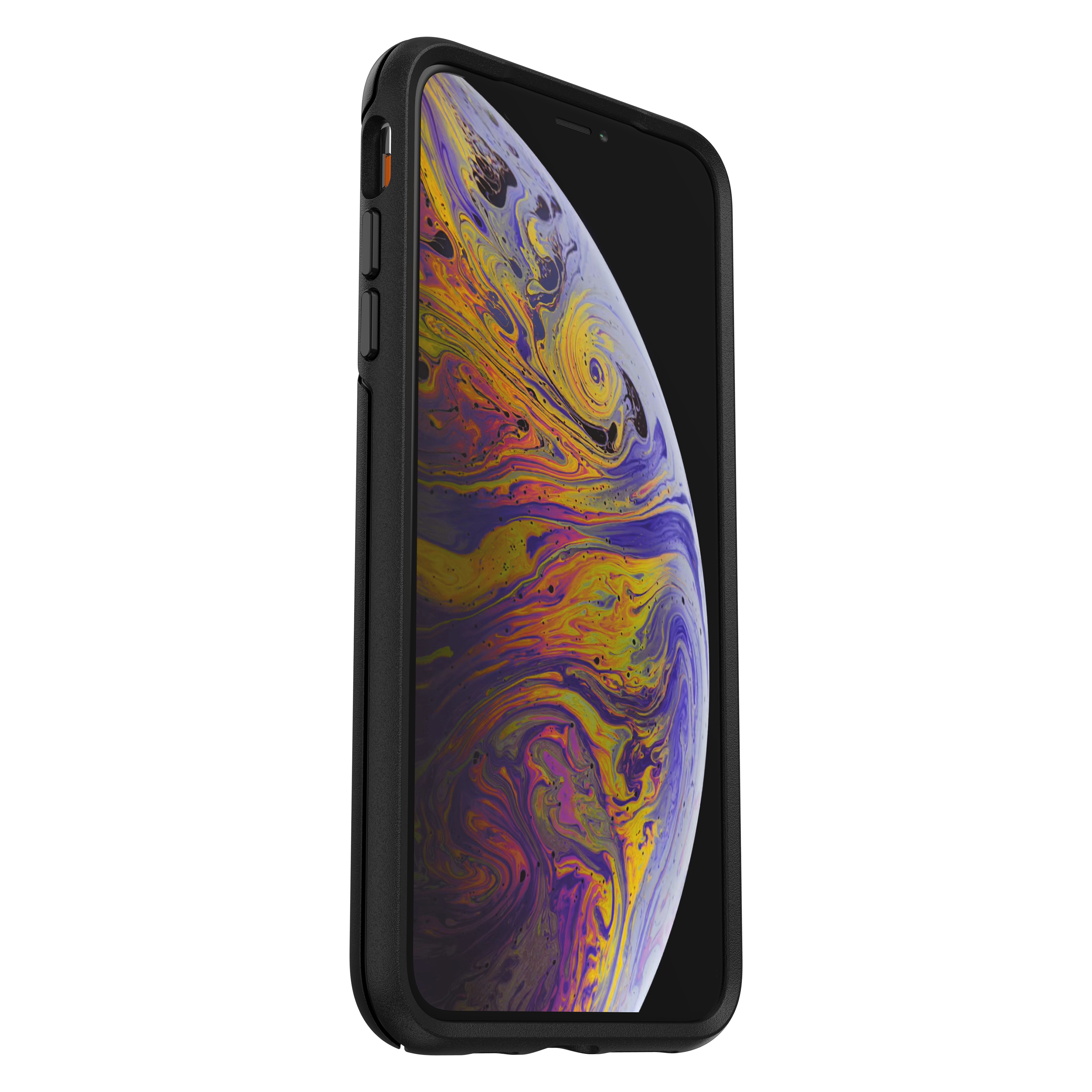 OTTERBOX Otter + Pop Symmetry, Backcover, Apple, iPhone XS Max, Schwarz