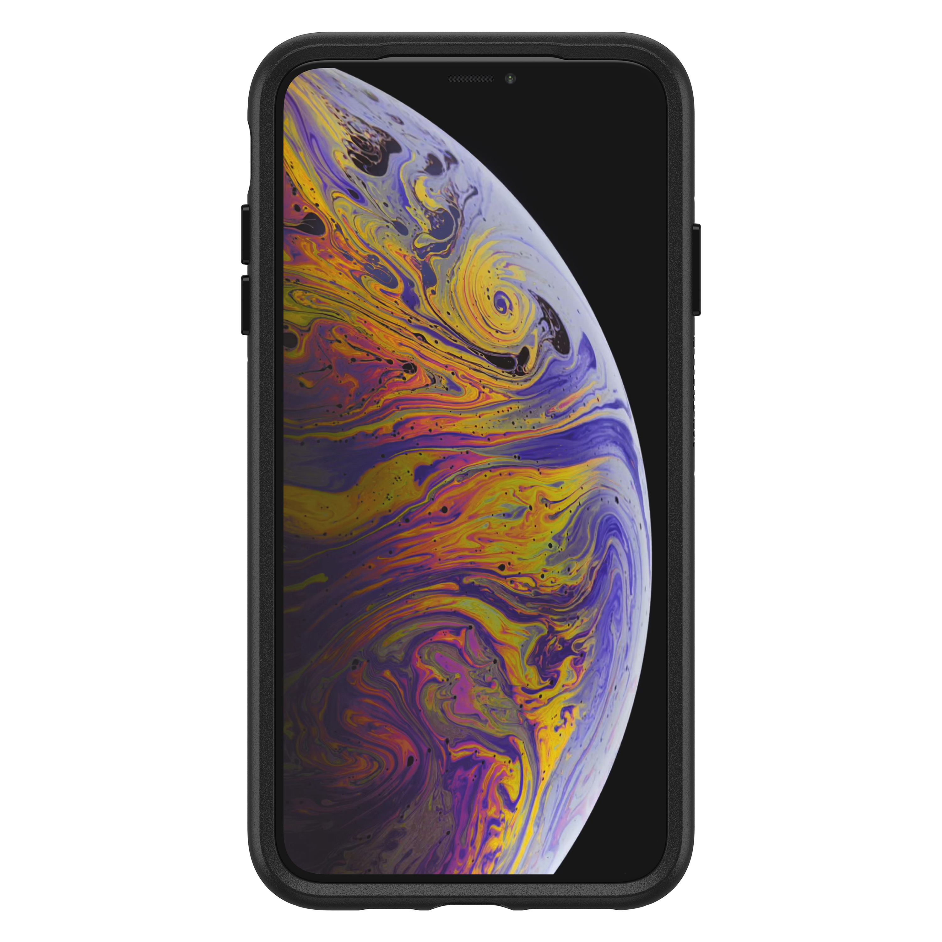 OTTERBOX Otter + Pop Symmetry, Backcover, Apple, iPhone XS Max, Schwarz