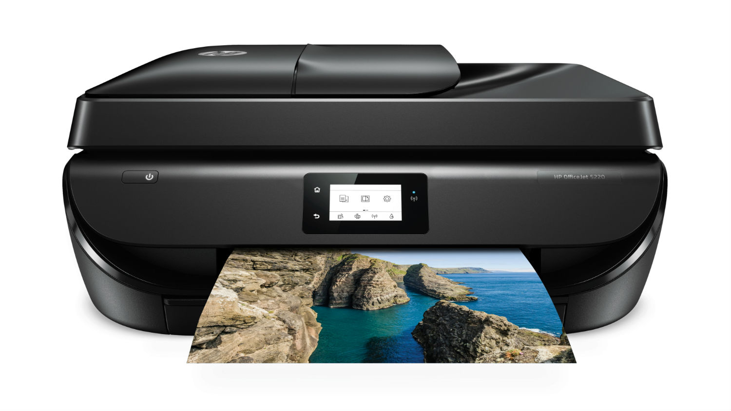 Impresora multifunción - HP OfficeJet 5220 + Cartucho 302 Negro, Wi-Fi, 10 ppm,Doble cara automática