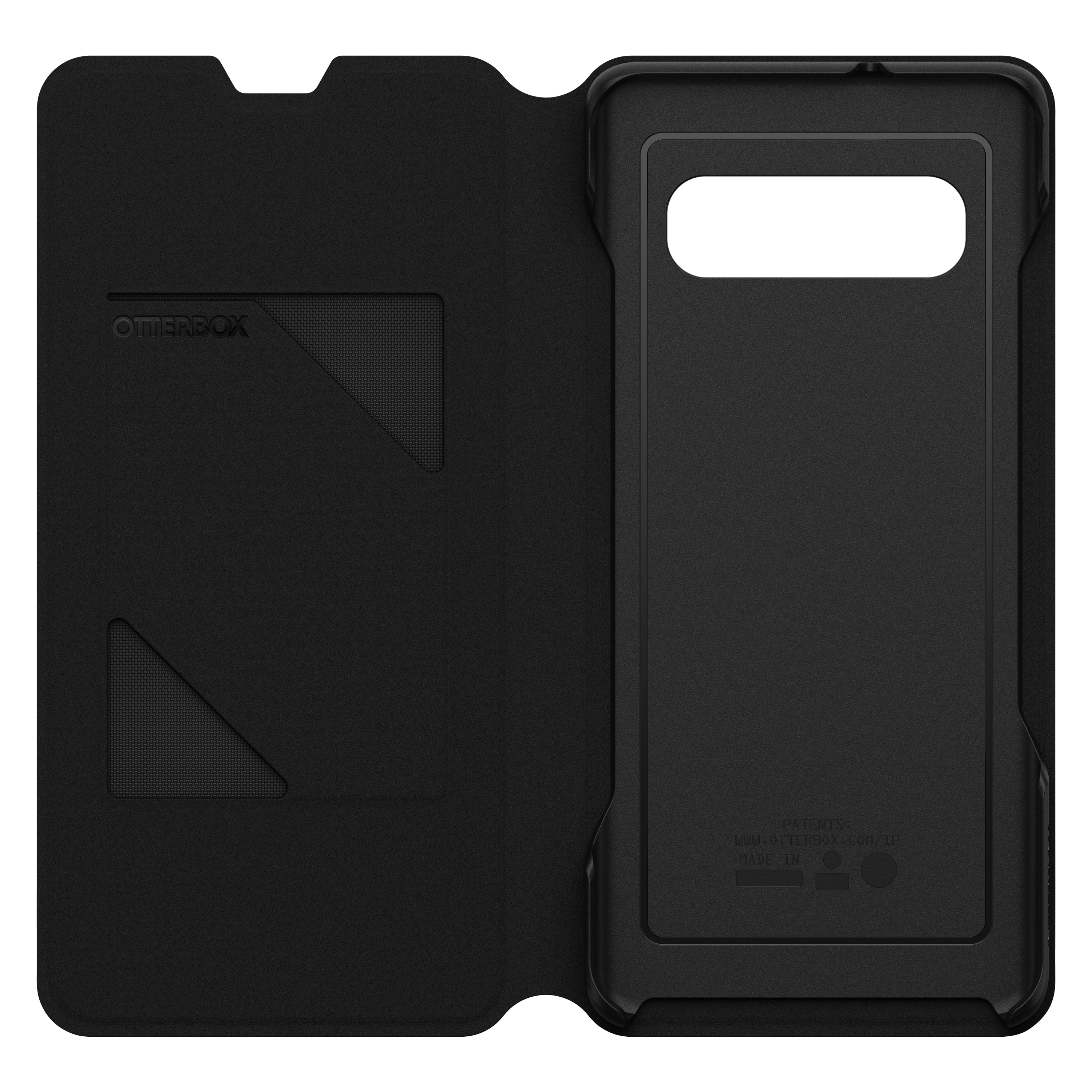 OTTERBOX Strada, Bookcover, Samsung, Galaxy S10+, Schwarz