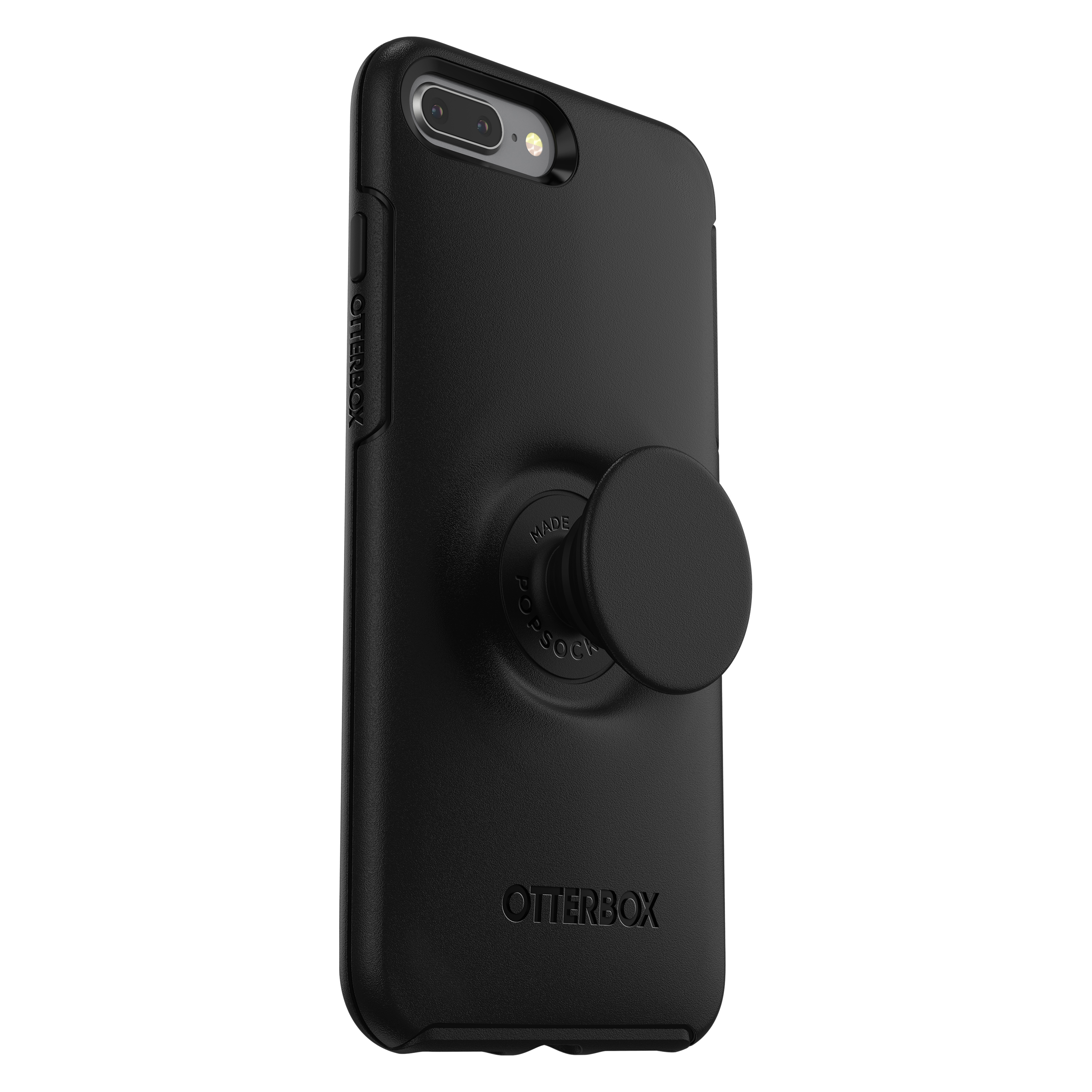 OTTERBOX Otter + Pop Symmetry, Backcover, Apple, iPhone 7 Plus, iPhone 8 Plus, Schwarz