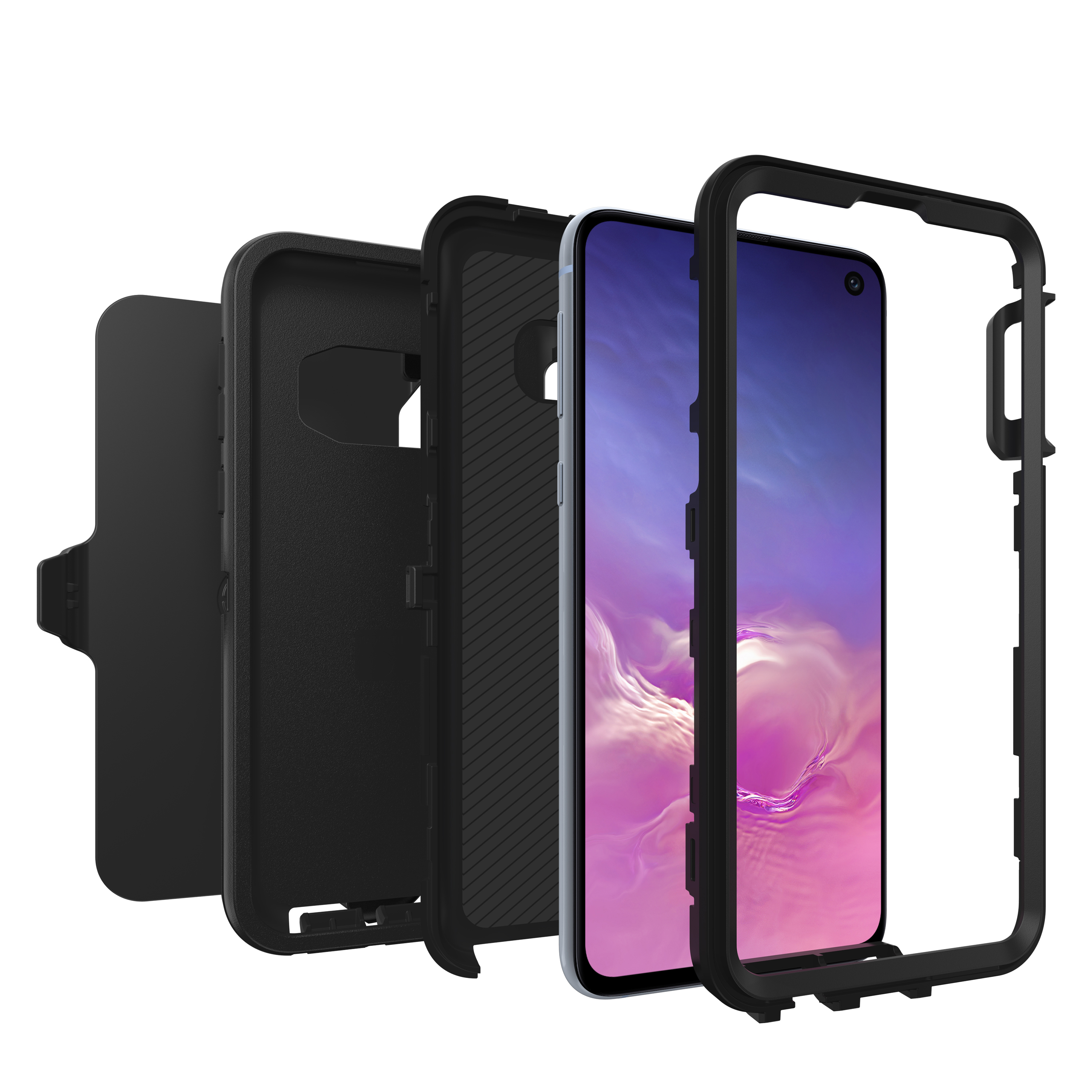 OTTERBOX Defender, Backcover, Samsung, Galaxy S10e, Schwarz