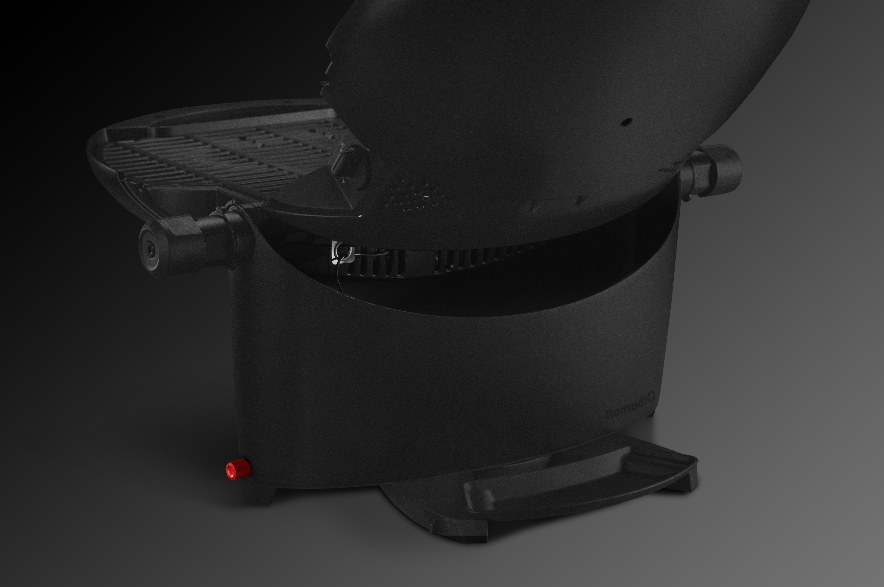 NOMADIQ 18.2256.88MB Gasgrill, Schwarz (3200 Watt)