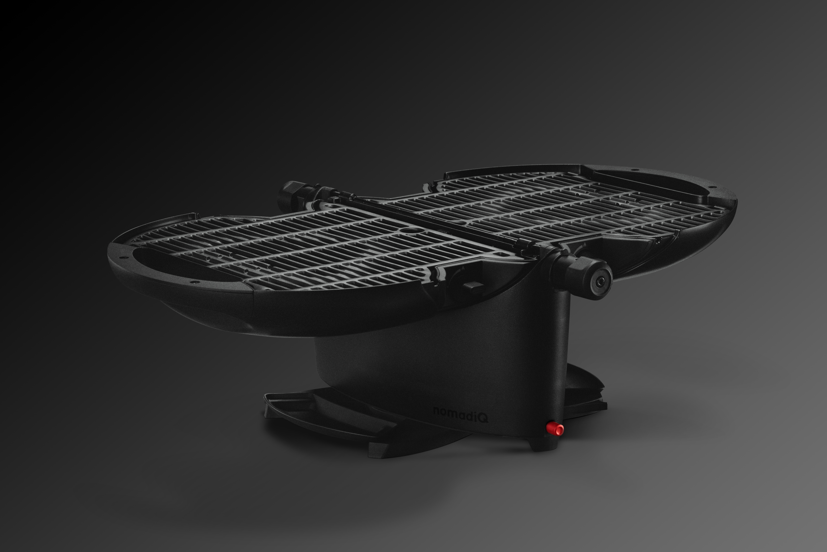 NOMADIQ 18.2256.88MB Gasgrill, Schwarz (3200 Watt)