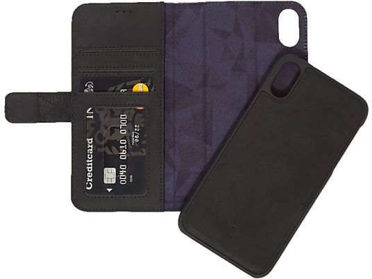 DECODED Premium 2-in-1 Wallet Case - Coque (Convient pour le modèle: Apple iPhone Xs Max)