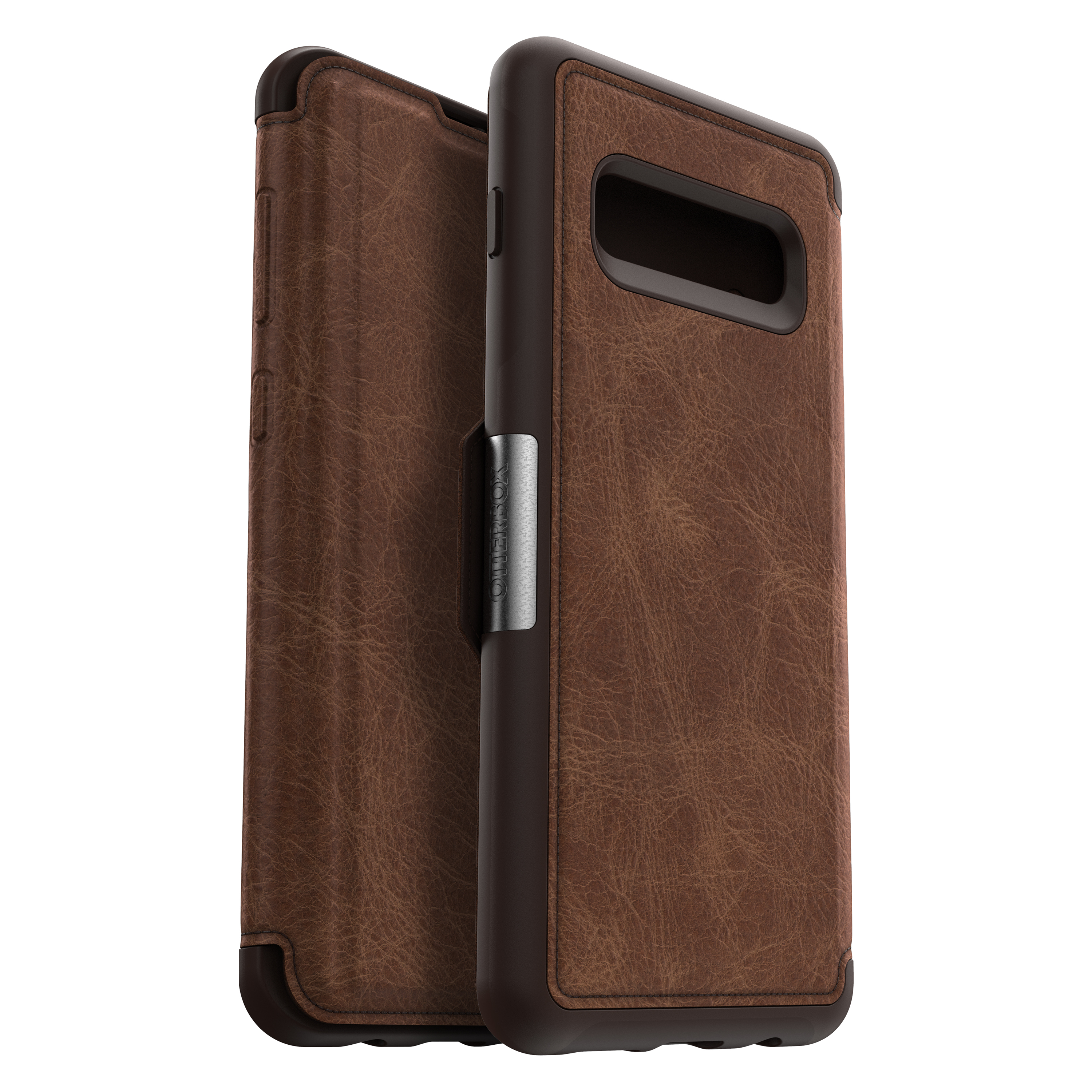 OTTERBOX Strada, Bookcover, Samsung, Galaxy S10+, Espresso Braun