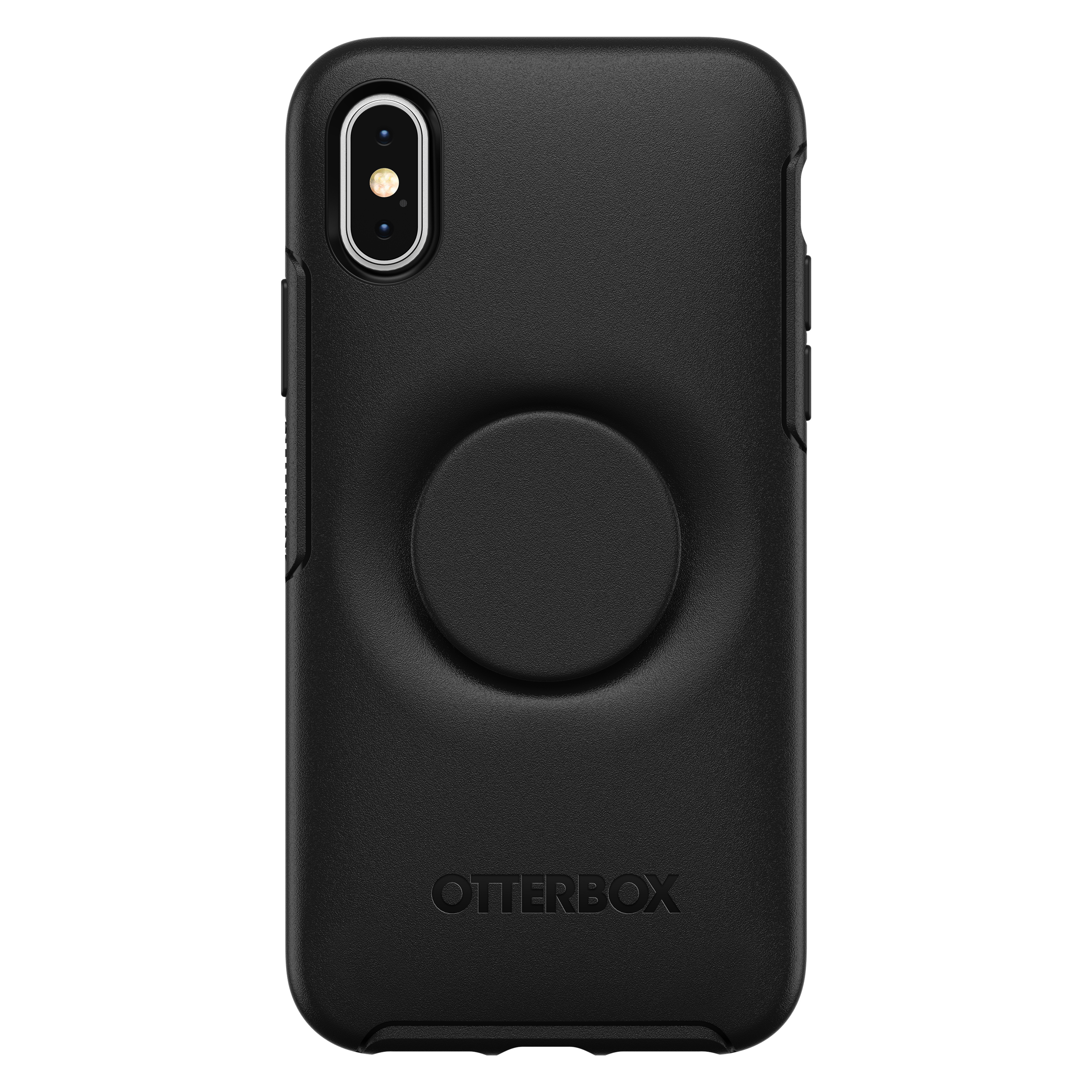 OTTERBOX Otter + Pop Symmetry, Backcover, Apple, iPhone X, iPhone XS, Schwarz