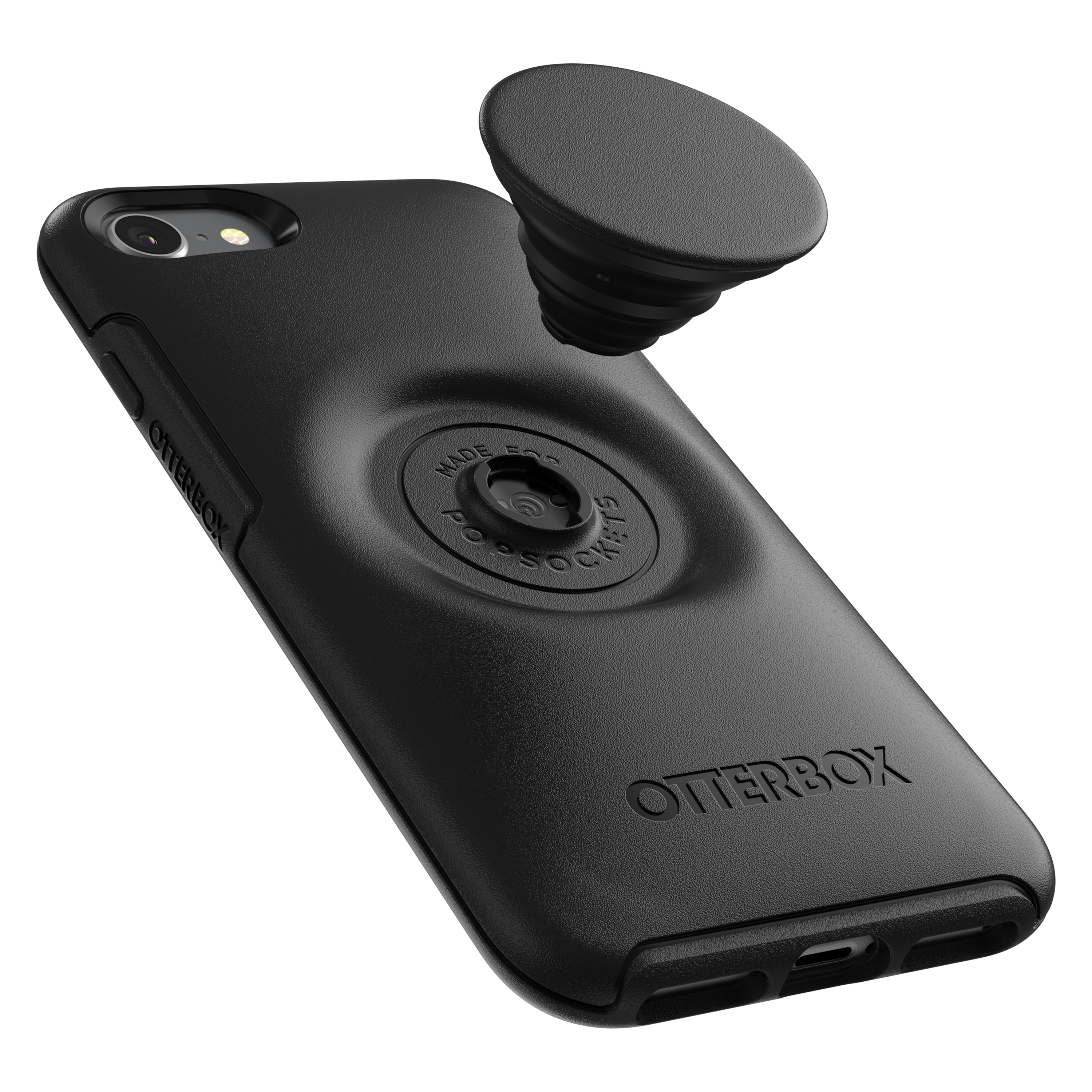 OTTERBOX Otter + Pop Symmetry, Backcover, Apple, iPhone 7, iPhone 8, Schwarz