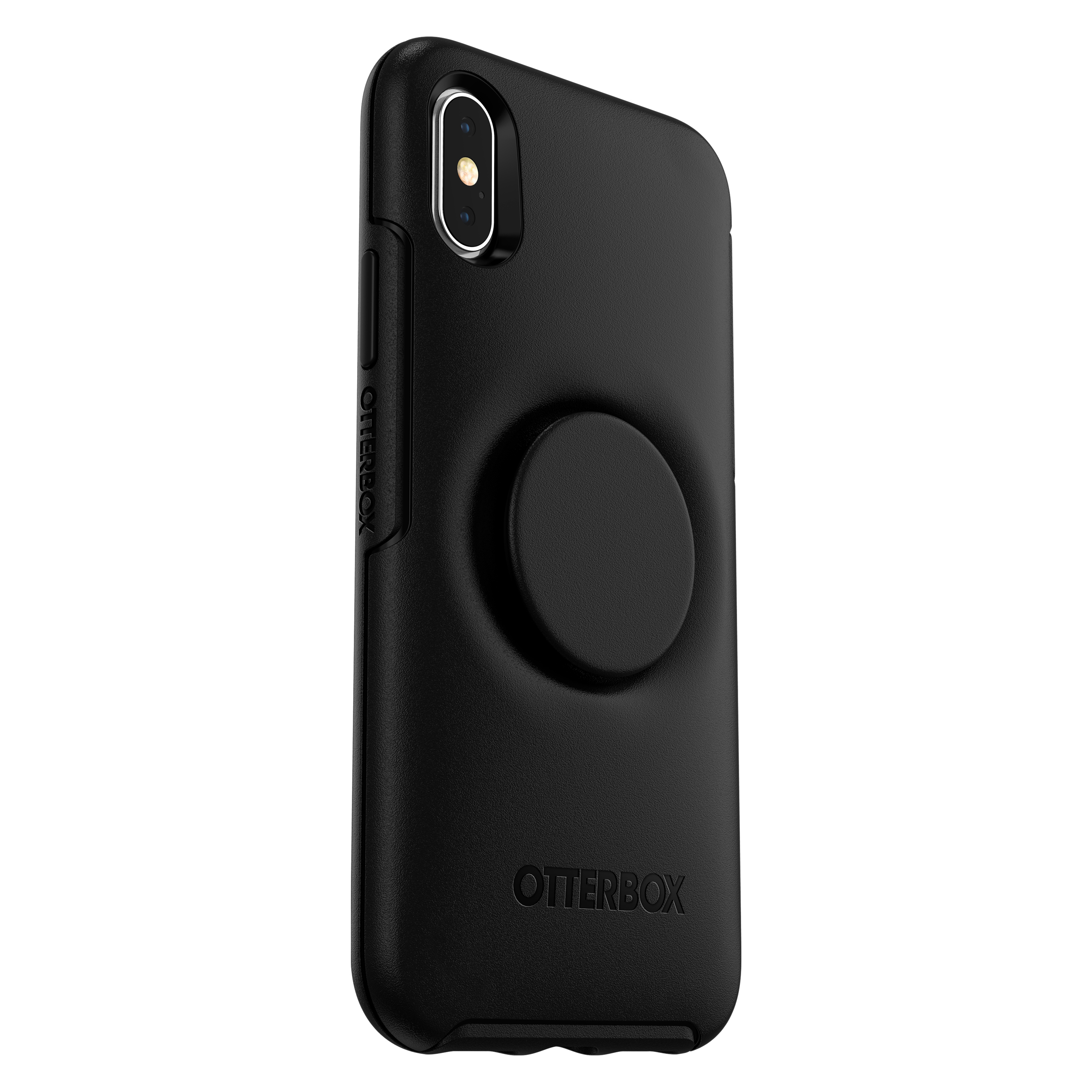 OTTERBOX Otter + Pop Symmetry, Backcover, Apple, iPhone X, iPhone XS, Schwarz