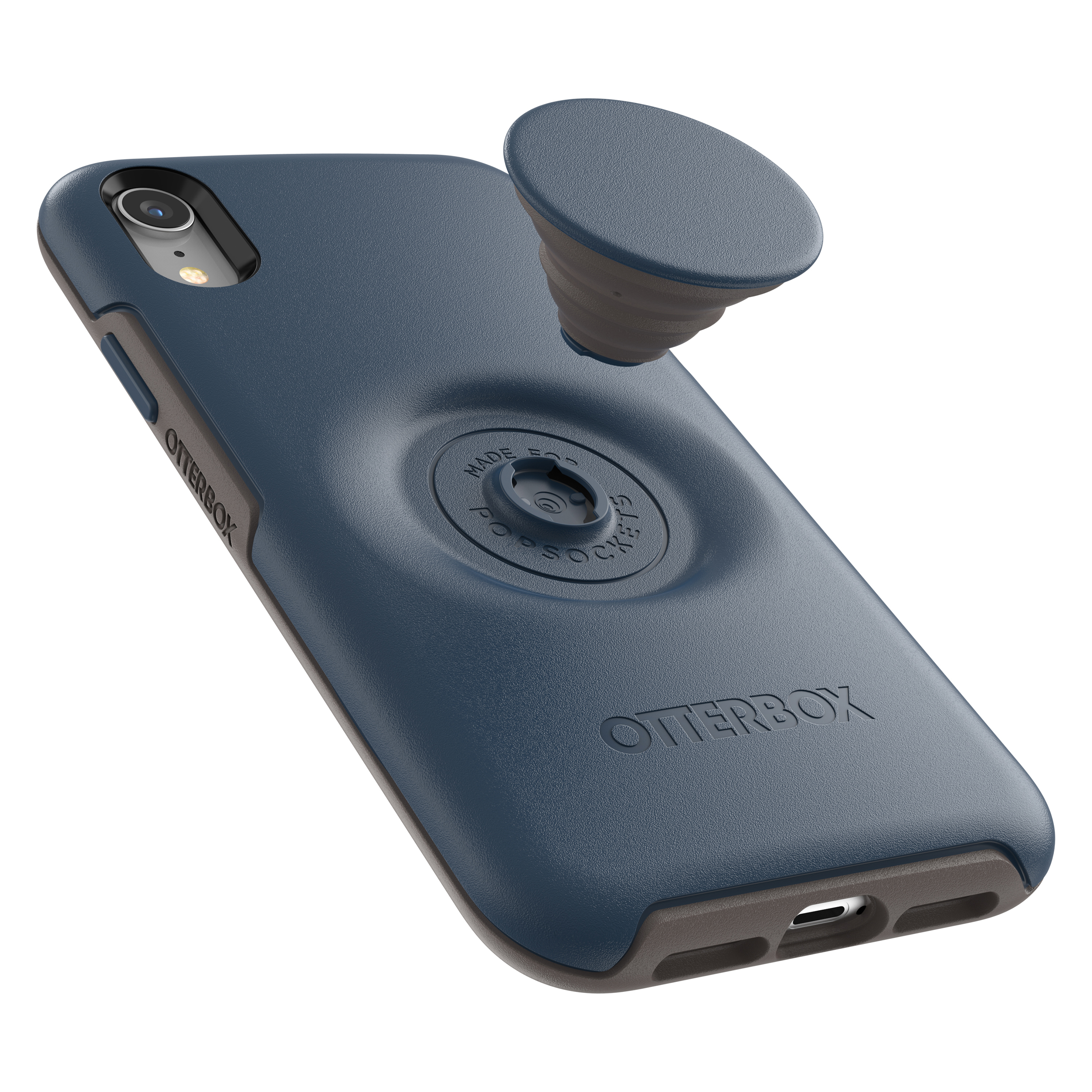 OTTERBOX Otter + Pop Symmetry, Backcover, Apple, iPhone XR, Blau