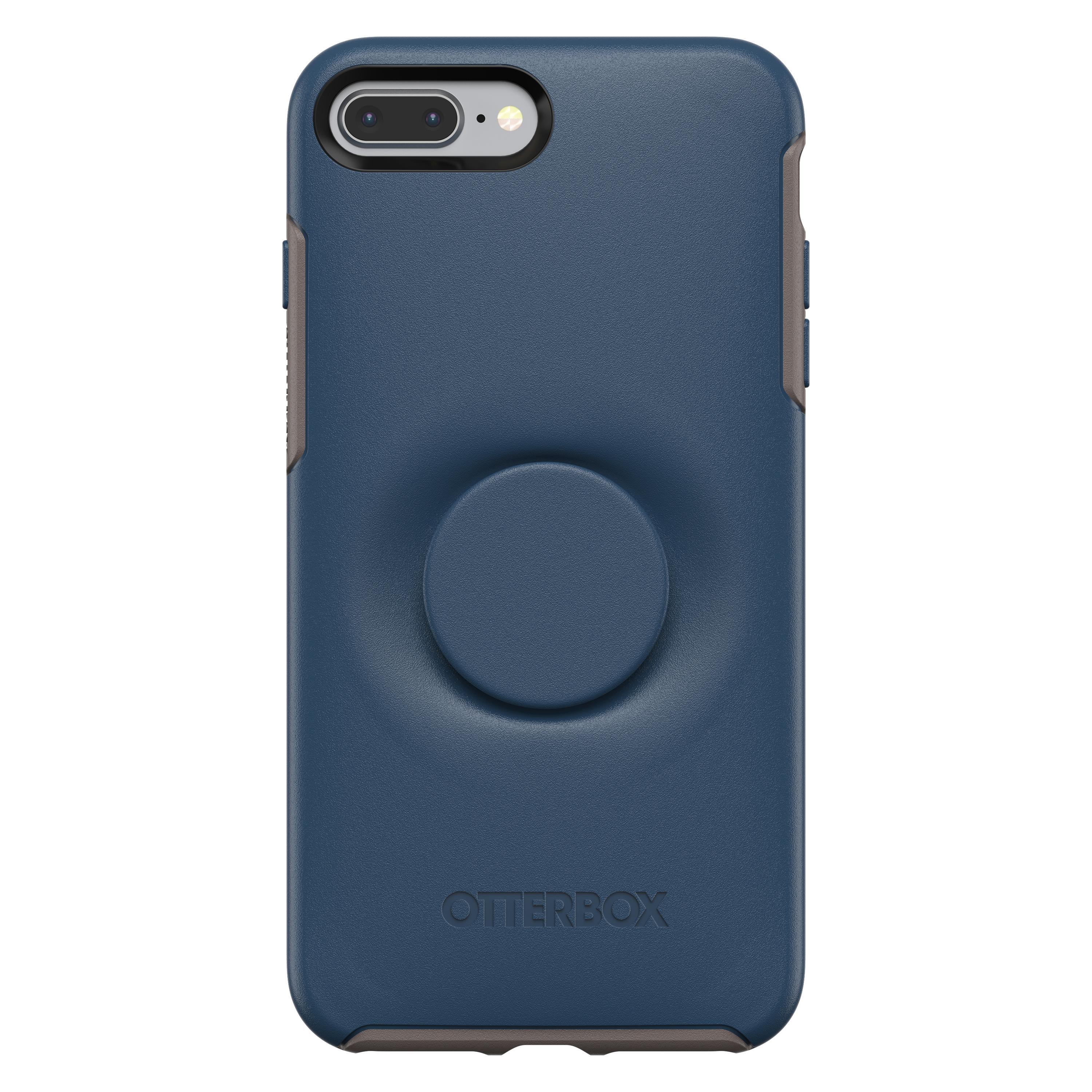 OTTERBOX Otter + Pop Symmetry, Backcover, Apple, iPhone 7 Plus, iPhone 8 Plus, Blau