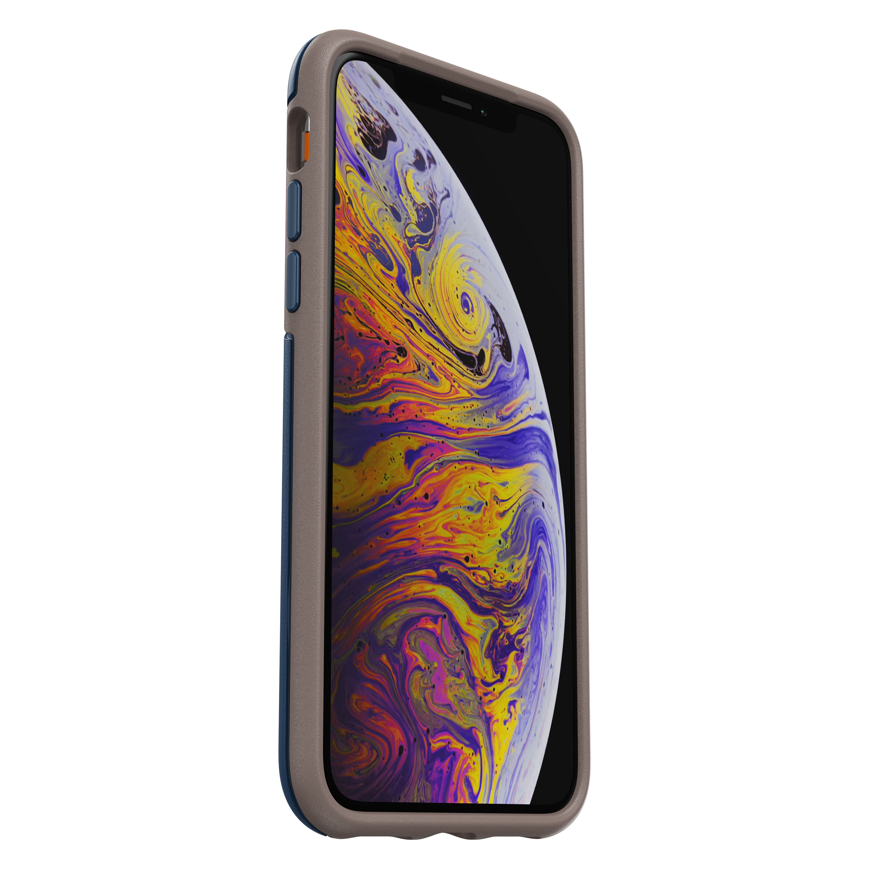 OTTERBOX Otter + Pop Symmetry, Backcover, Apple, iPhone X, iPhone XS, Blau