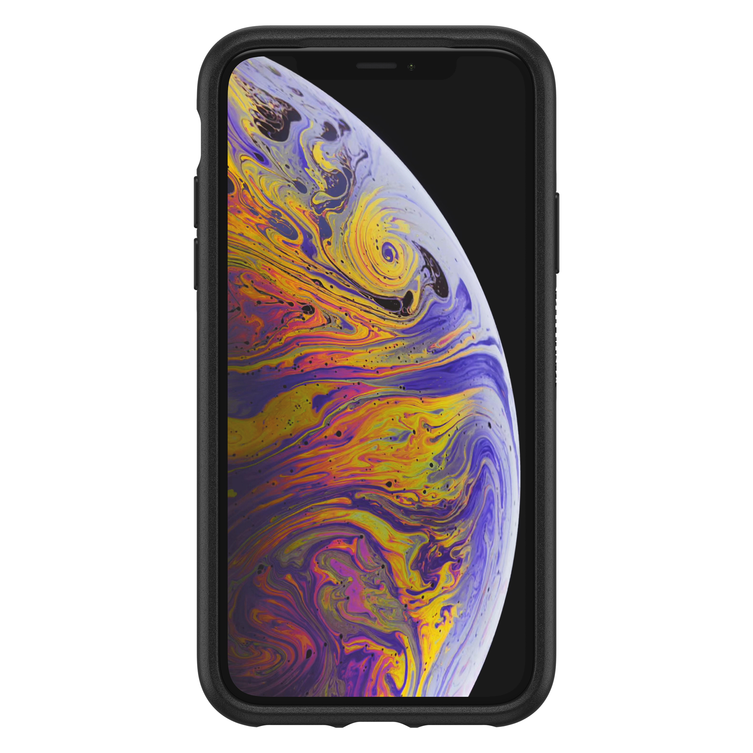 OTTERBOX Otter + Pop Symmetry, Backcover, Apple, iPhone X, iPhone XS, Schwarz