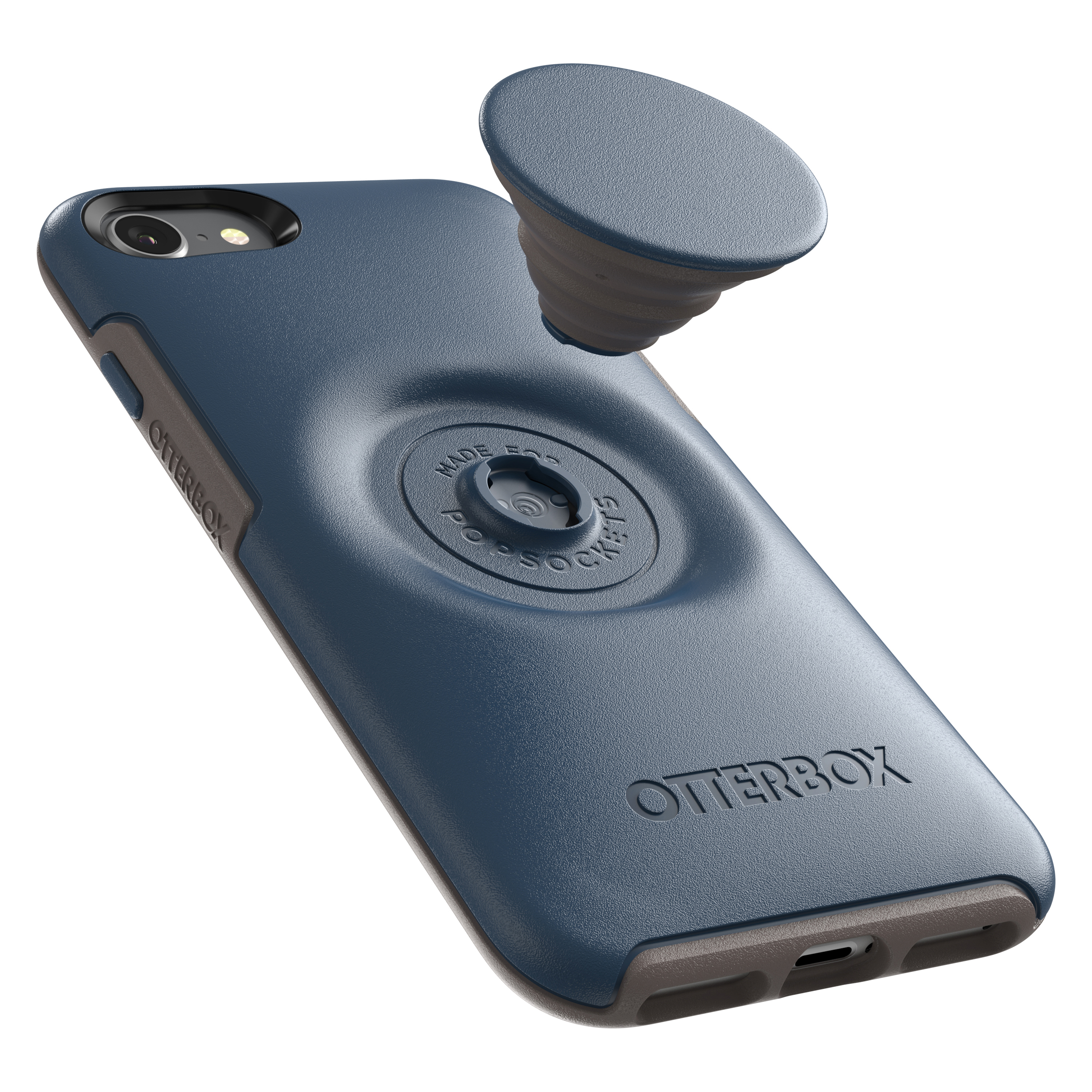 OTTERBOX Otter + Pop Symmetry, Backcover, Apple, iPhone 7, iPhone 8, Blau