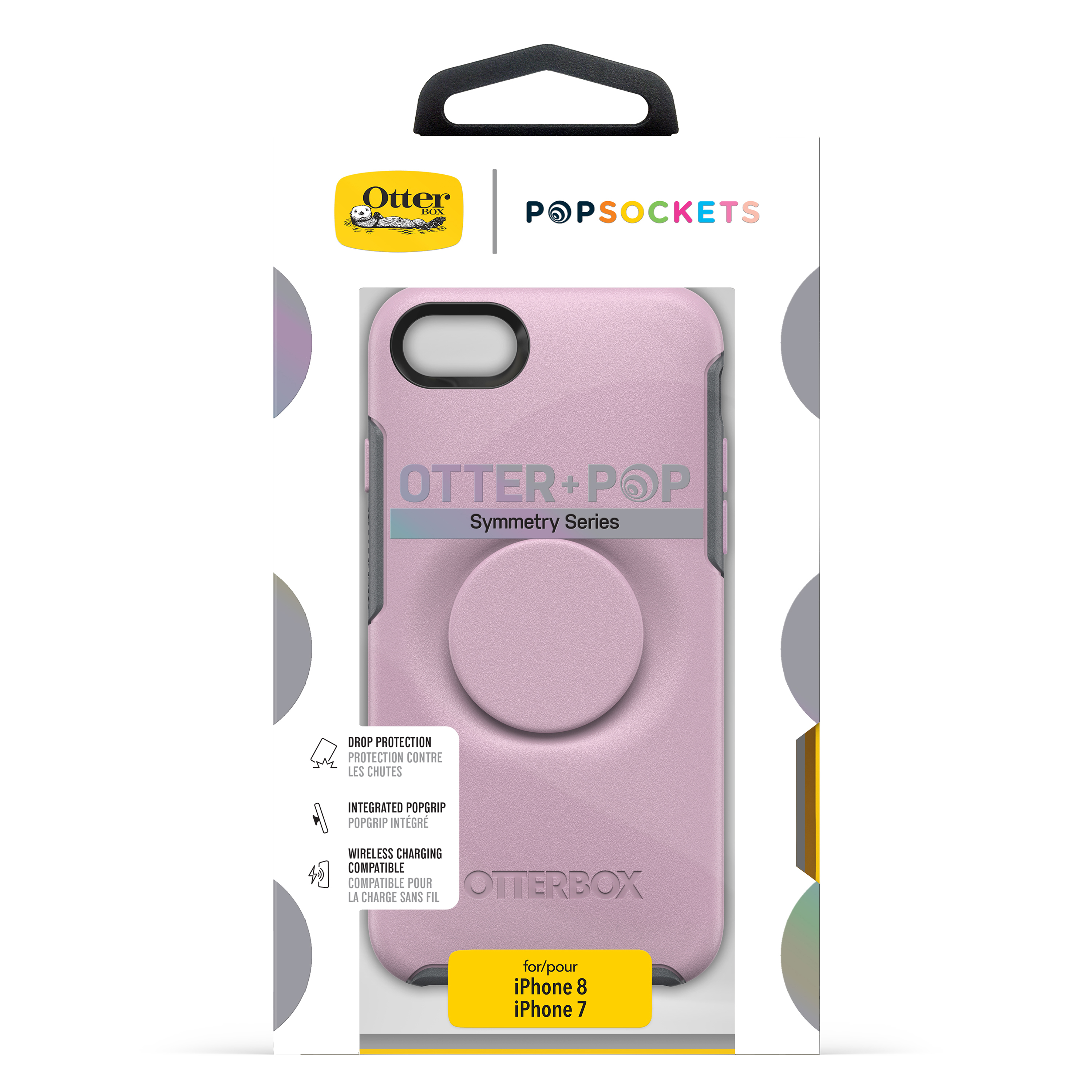 OTTERBOX Otter + Pop Symmetry, Backcover, Apple, iPhone 7, iPhone 8, Pink