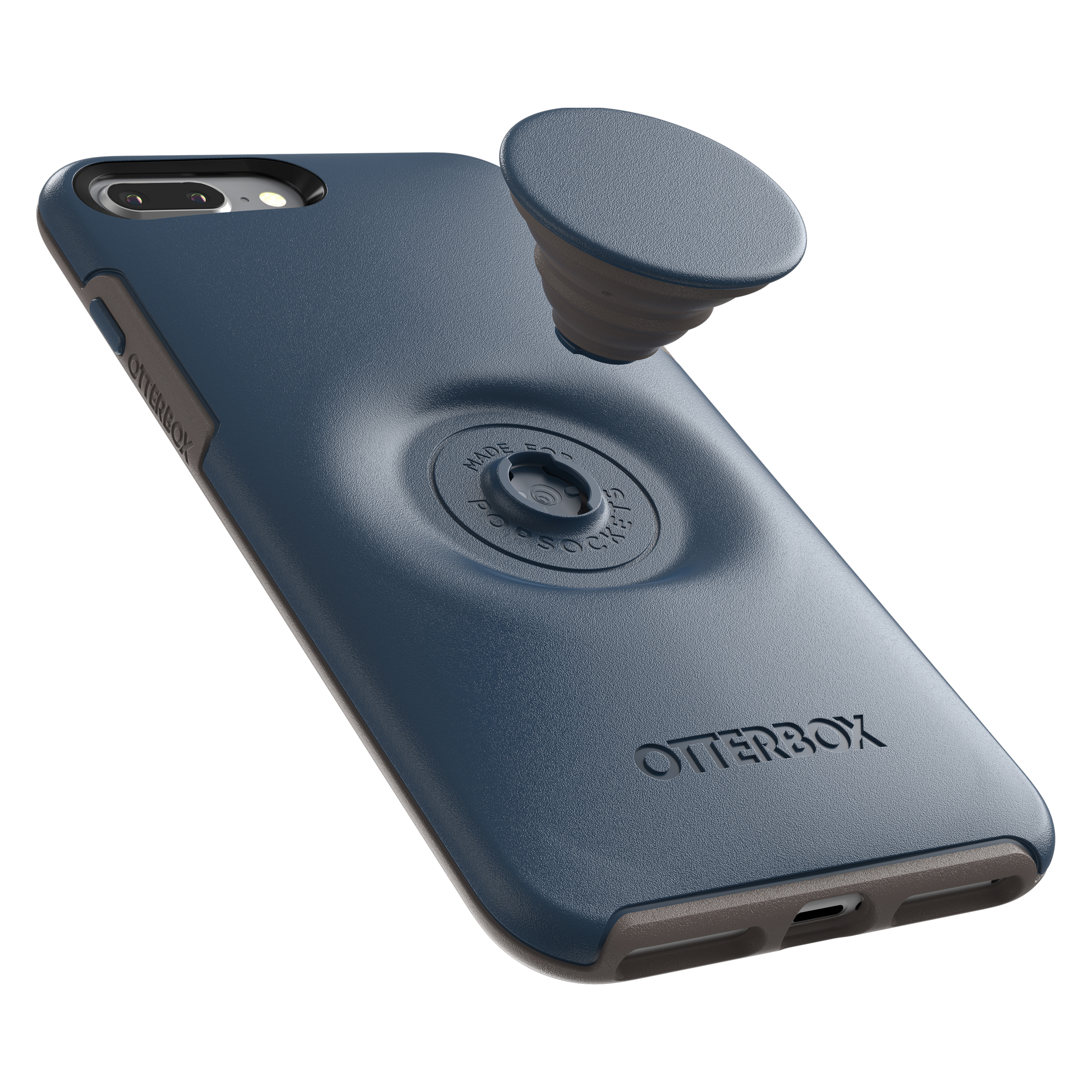 OTTERBOX Otter + Pop Symmetry, Backcover, Apple, iPhone 7 Plus, iPhone 8 Plus, Blau